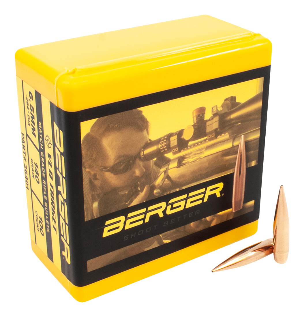 Image of Berger Match VLD Target Bullets - 6.5mm - 140 Grain - Match VLD Target HP Boat Tail - .264