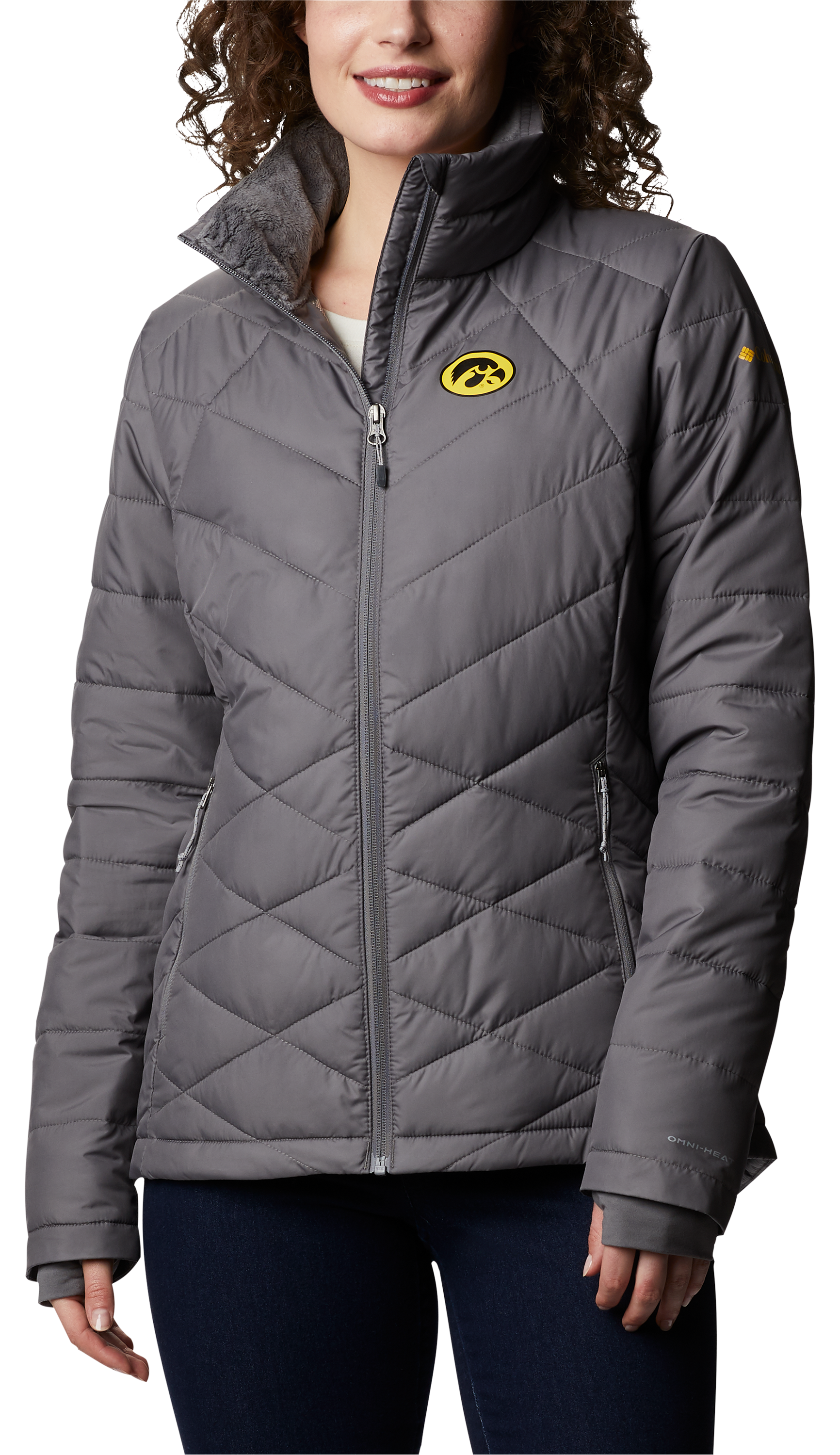 Columbia Collegiate Heavenly Jacket for Ladies - University of Iowa/City Grey - M product image