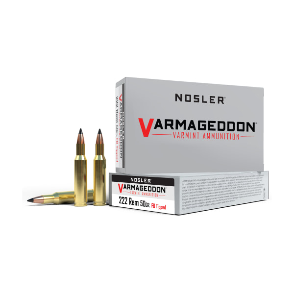 Nosler Varmageddon .222 Remington 50 Grain Centerfire Rifle Ammo