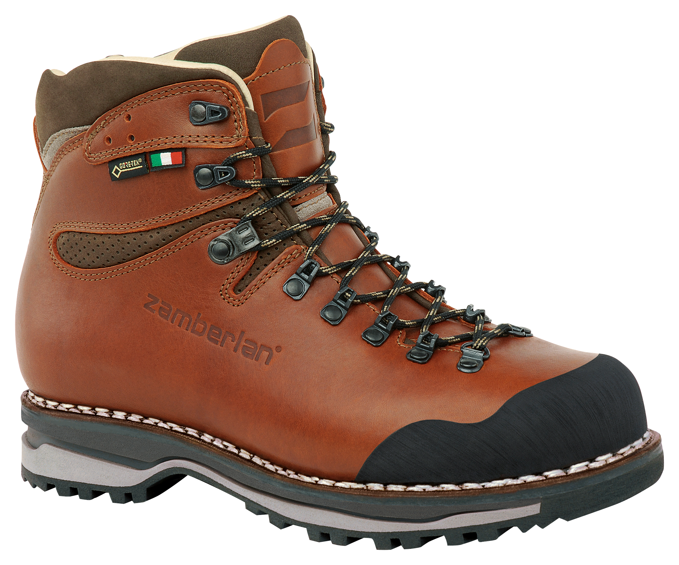 Zamberlan 1025 Tofane NW GTX RR Waterproof Hiking Boots for Men - Waxed Brick - 10M
