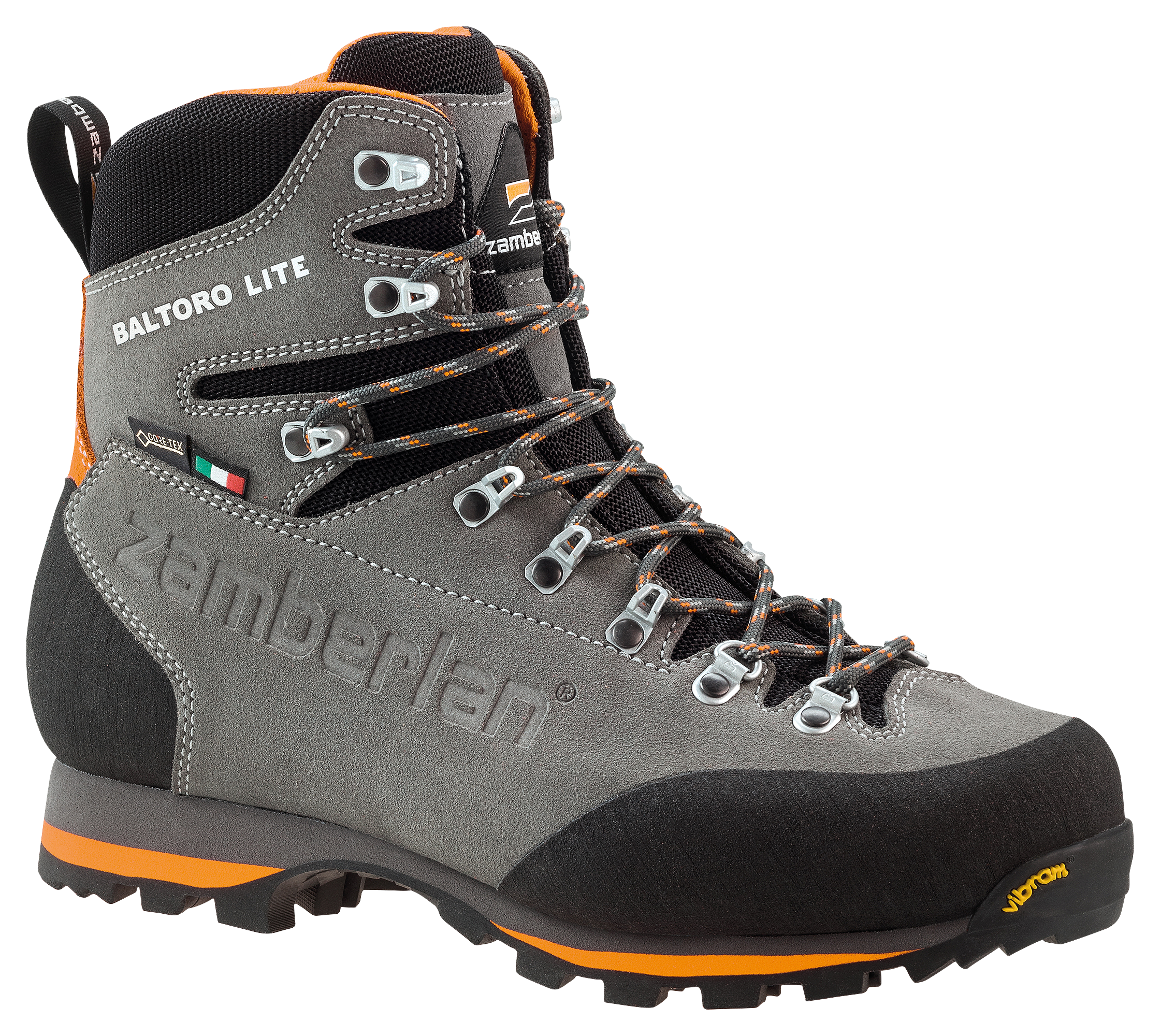 Zamberlan 1110 Baltoro Lite GTX RR Waterproof Hiking Boots for Men - Graphite/Black - 8M
