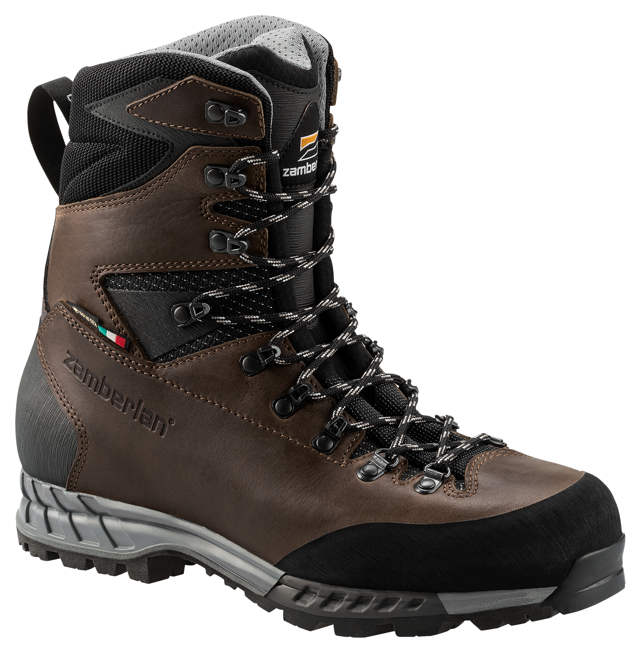 Zamberlan Cresta Alta GTX RR Hunting Boots for Men - Waxed Dark Brown - 8.5M