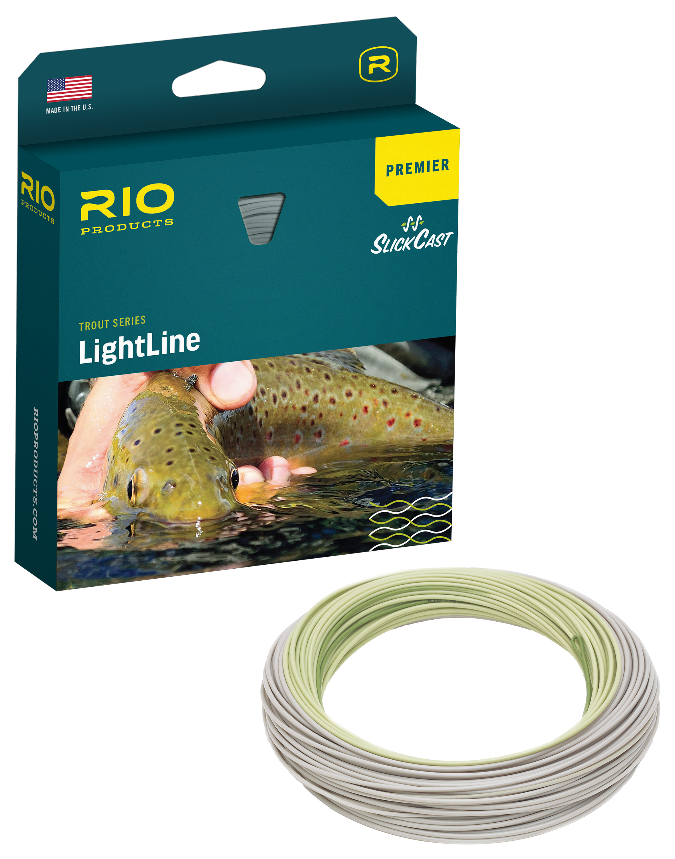 Image of RIO Premier LightLine Double Taper Fly Line - 70' - 2