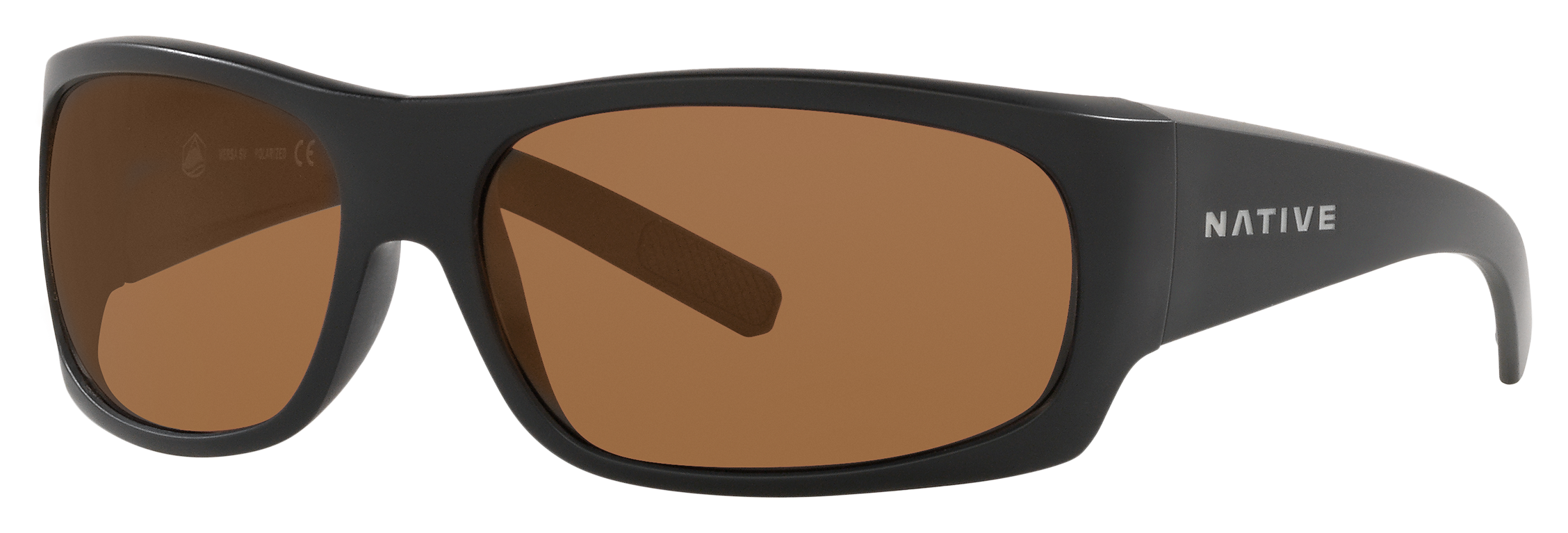 Native Eyewear Versa SV XD9030 Polarized Sunglasses - Matte Black/Brown - Small