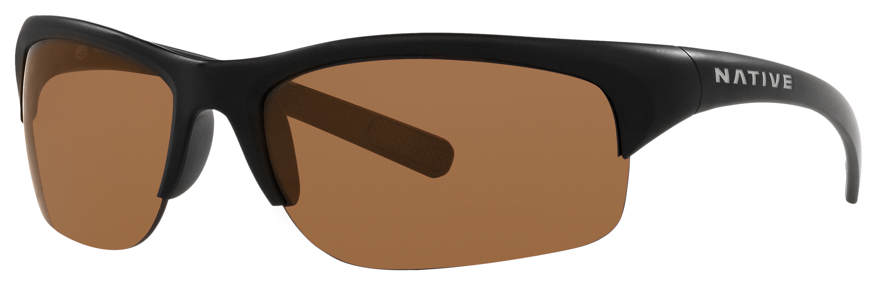 Image of Native Eyewear Endura XP XD9029 Polarized Sunglasses - Matte Black/Brown - X-Large