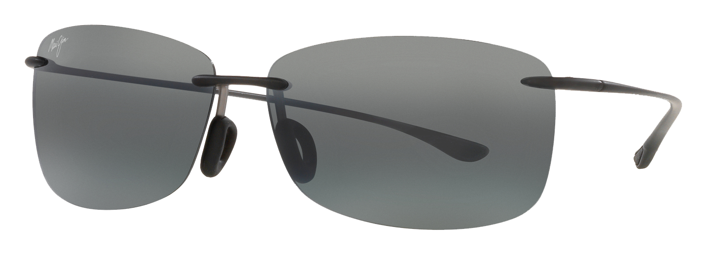 Maui Jim 'Akau Polarized Glass Sunglasses - Matte Gray/Gray - Large - Maui Jim