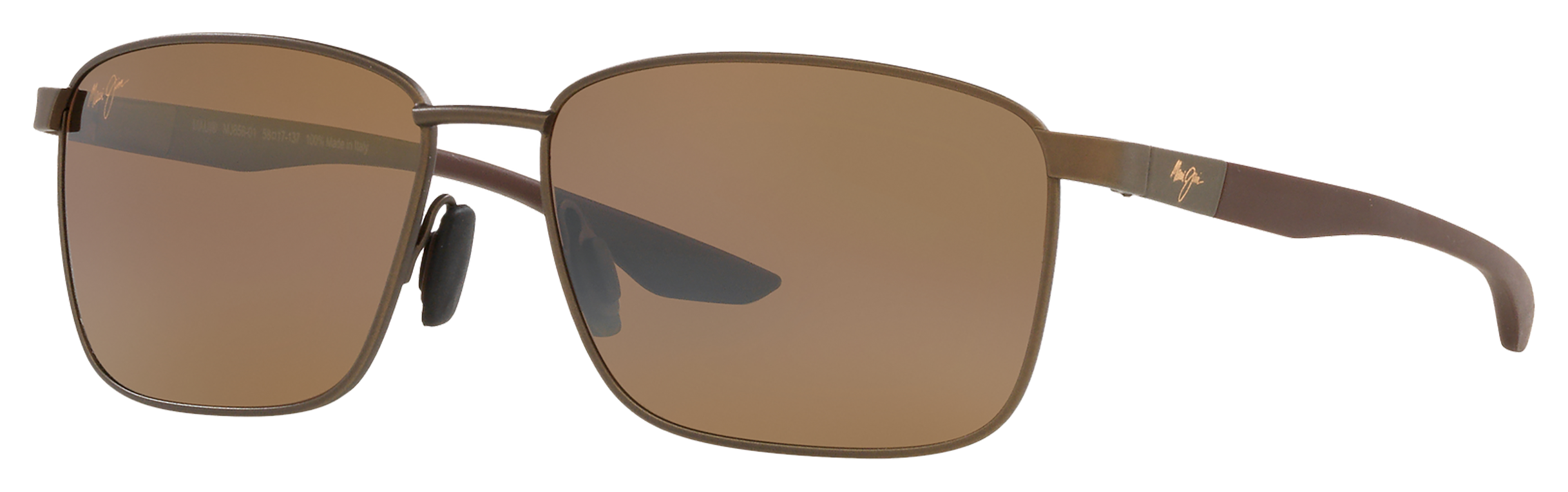 Maui Jim Ka'ala Glass Polarized Sunglasses - Bronze/Bronze - Large - Maui Jim