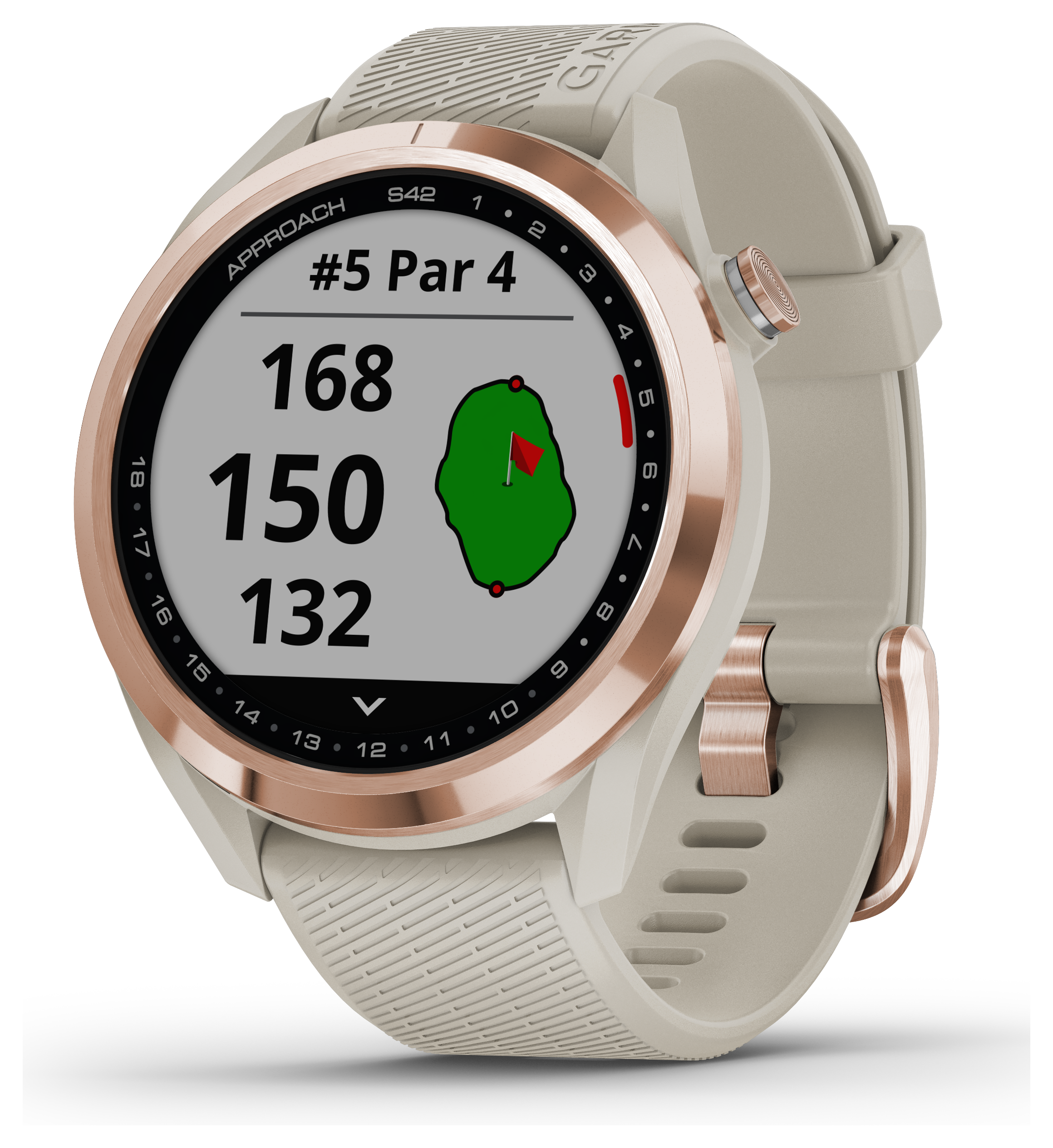 Garmin Approach S42 Golf Smartwatch Rose Gold
