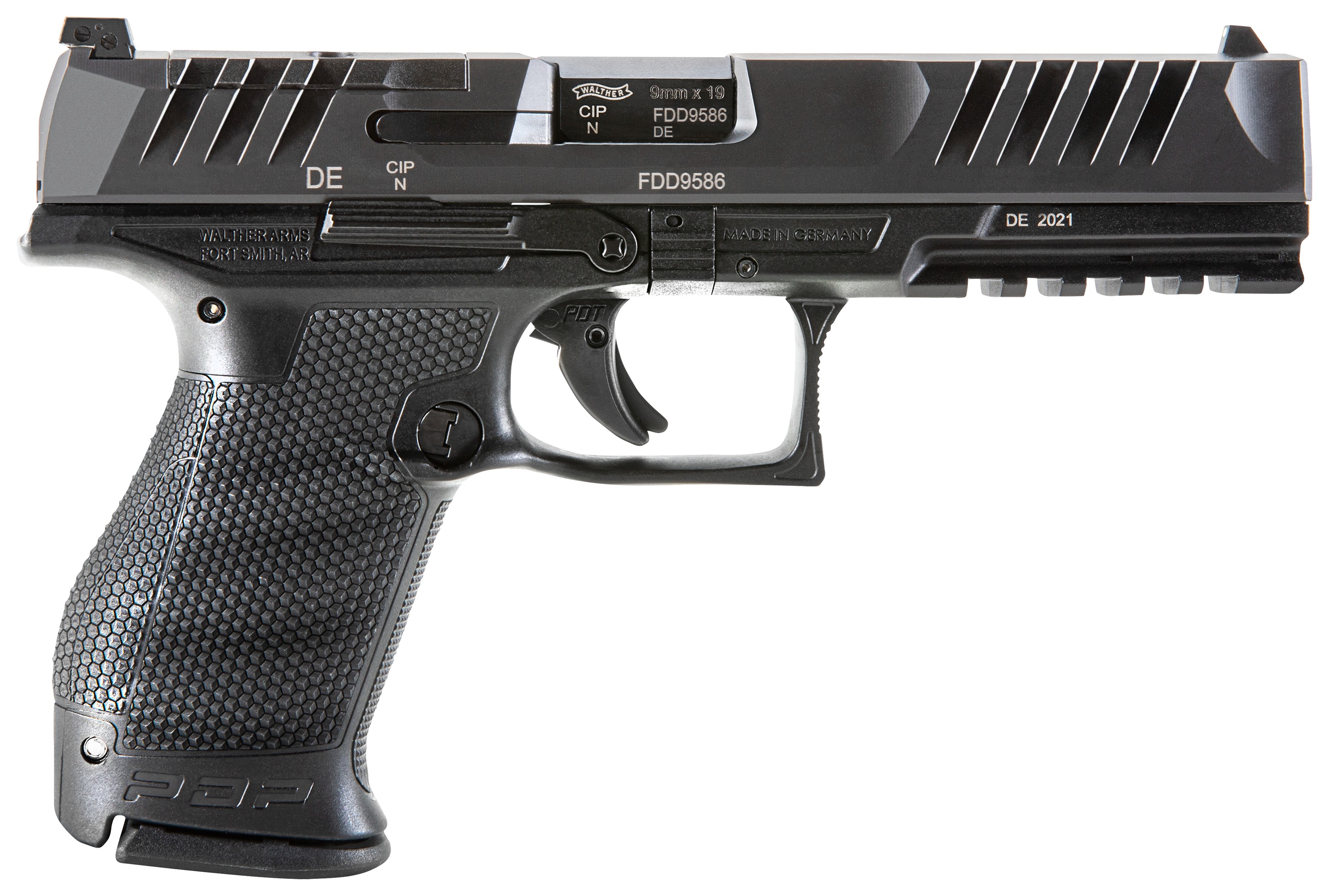 Image of "Walther PDP Compact Optic-Ready Semi-Auto Pistol - 5"" Barrel - Black - 10 + 1"