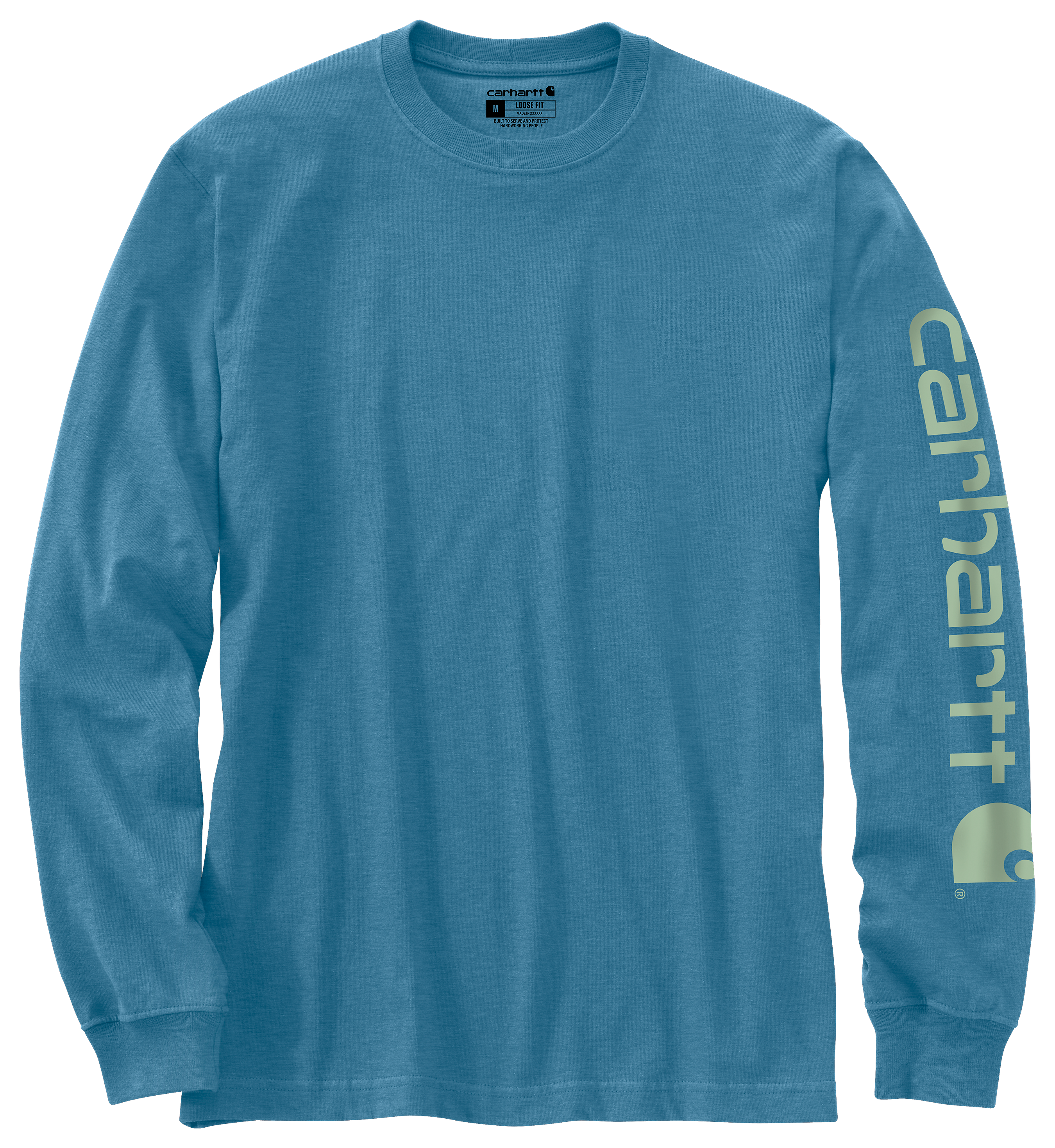 Men's Blue Power Long Sleeve Shooting T-Shirt