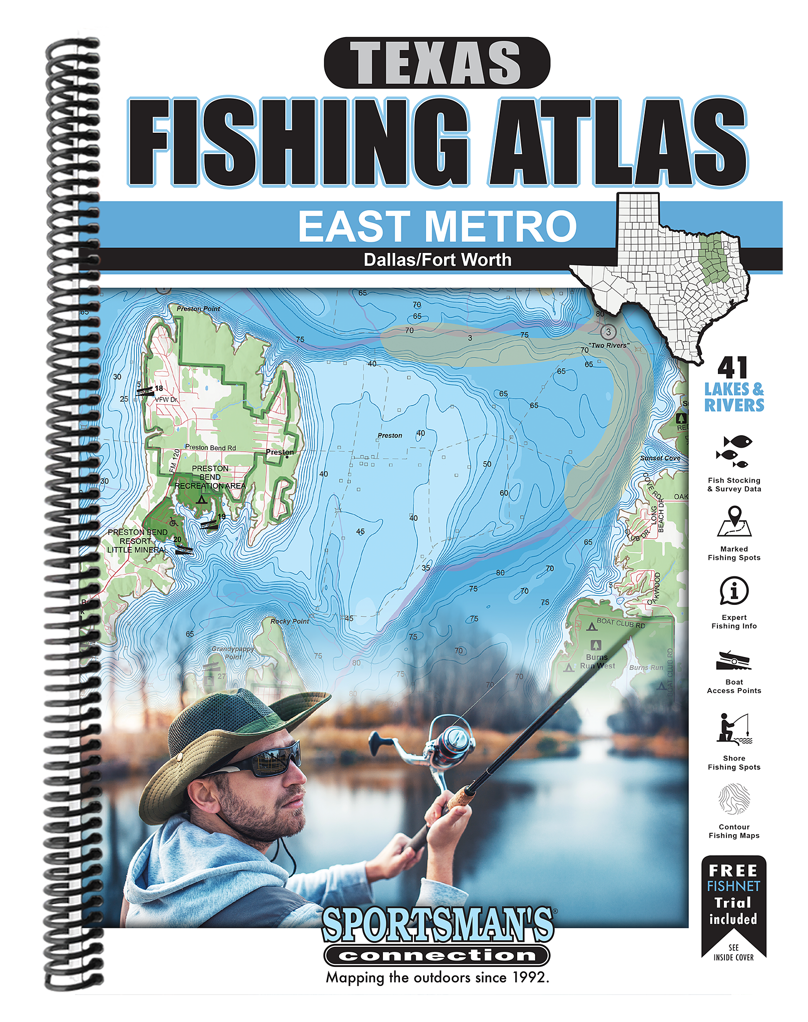 Northern Indiana Fishing Map Guide Book by Sportsman's Connection