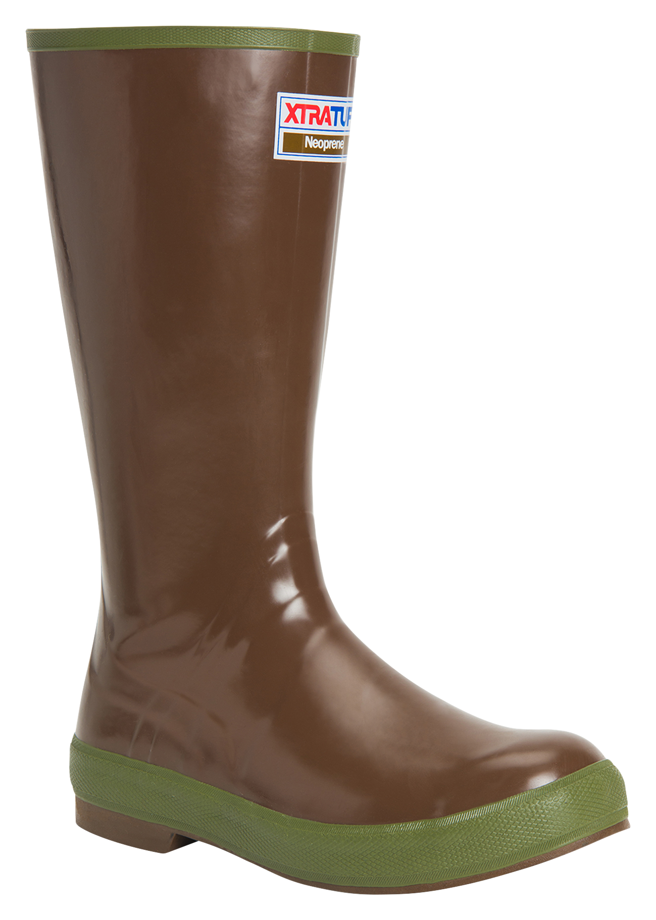 Xtratuf Legacy Rubber Boots for Men - Brown/Green - 8M