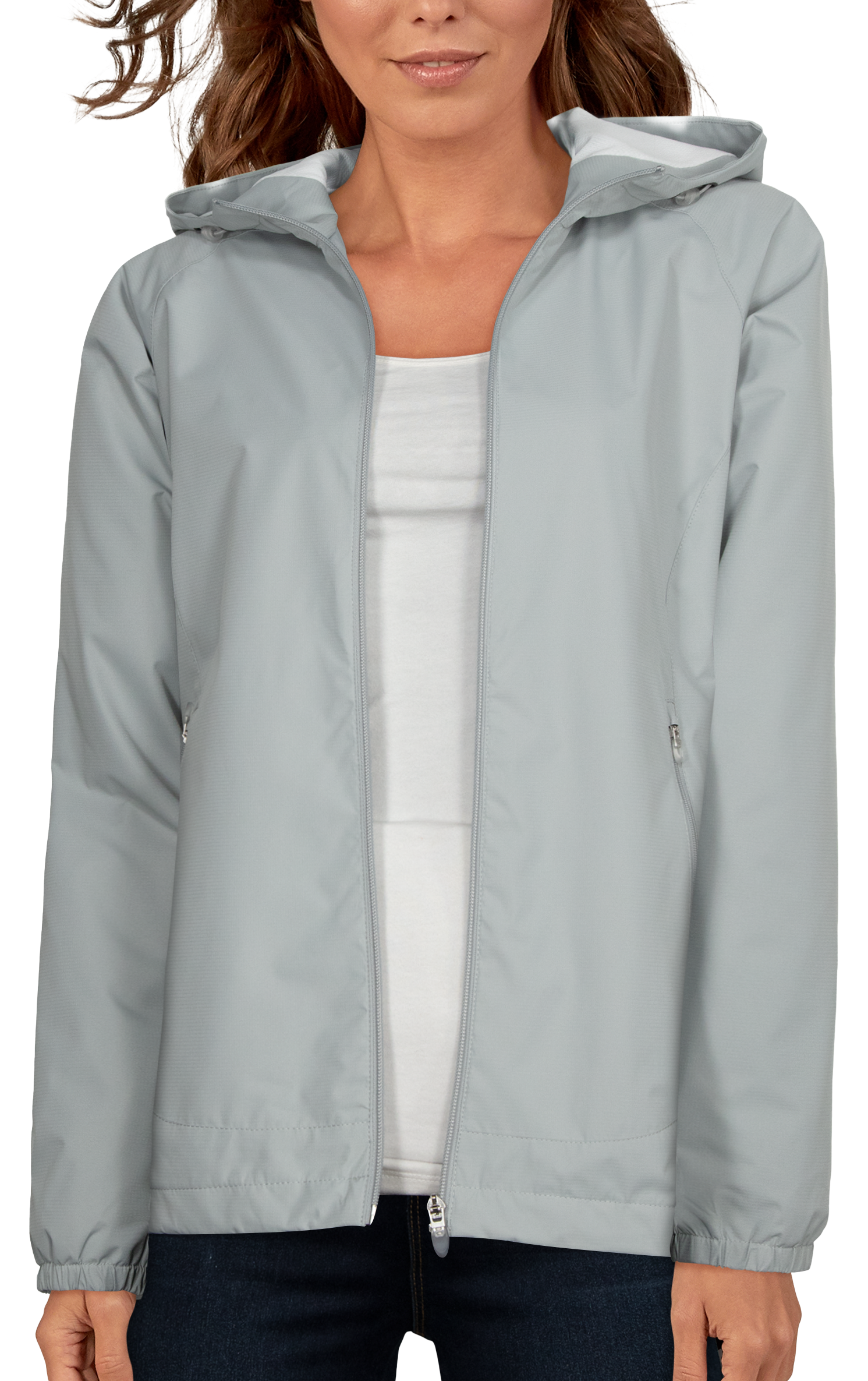 Natural Reflections Flat Creek Windbreaker Jacket for Ladies - Silver Mink - L product image