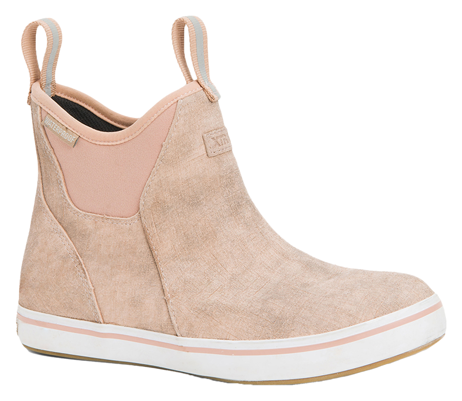 Image of XtraTuf Leather Deck Boots for Ladies - Wave Wash/Cafe Cream - 5M