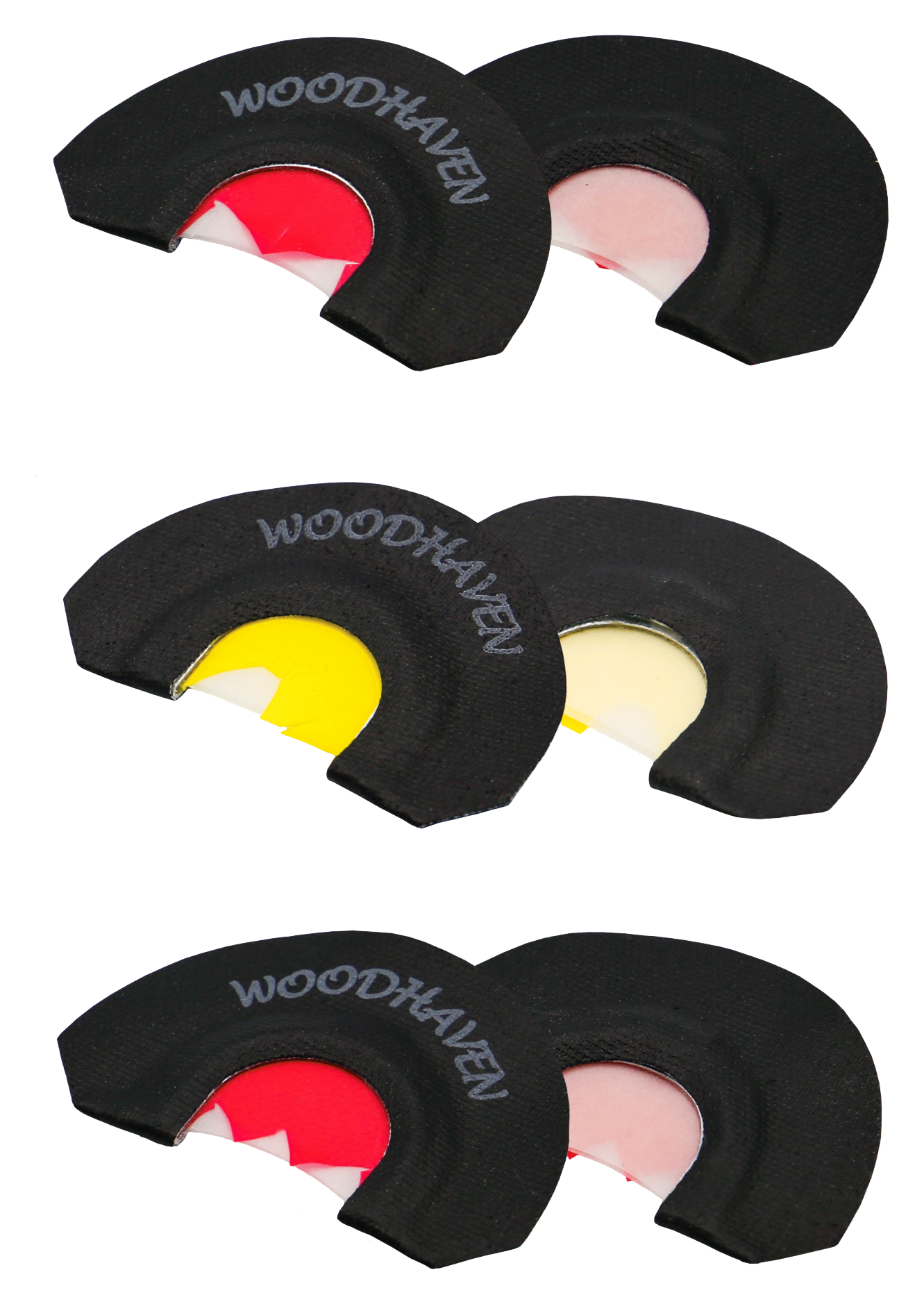 WoodHaven Custom Calls Pure Turkey Mouth Turkey Call 3-Pack