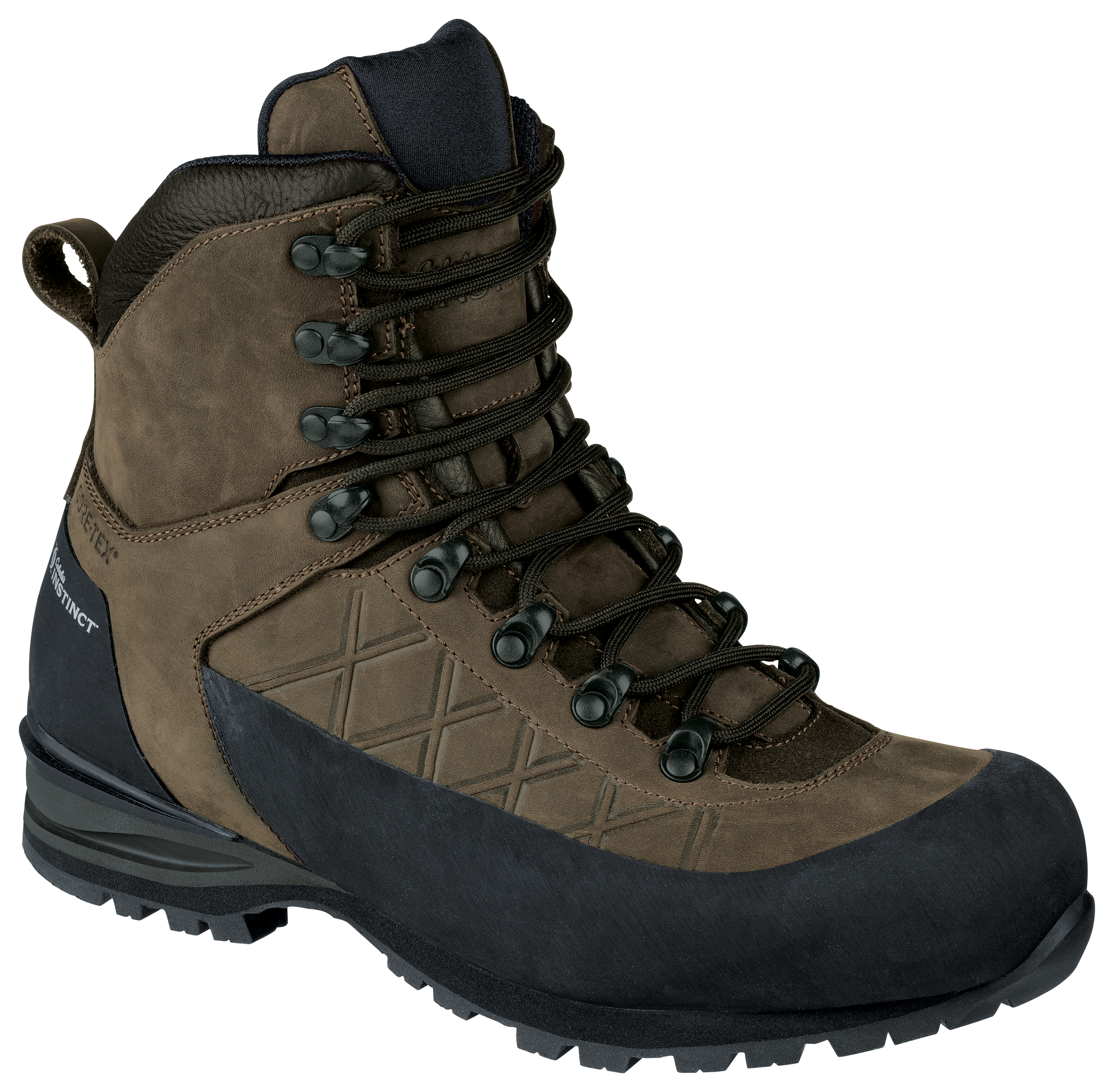 Image of Cabela's Instinct Mountain Hiker Hunting Boots for Men - Brown - 11W