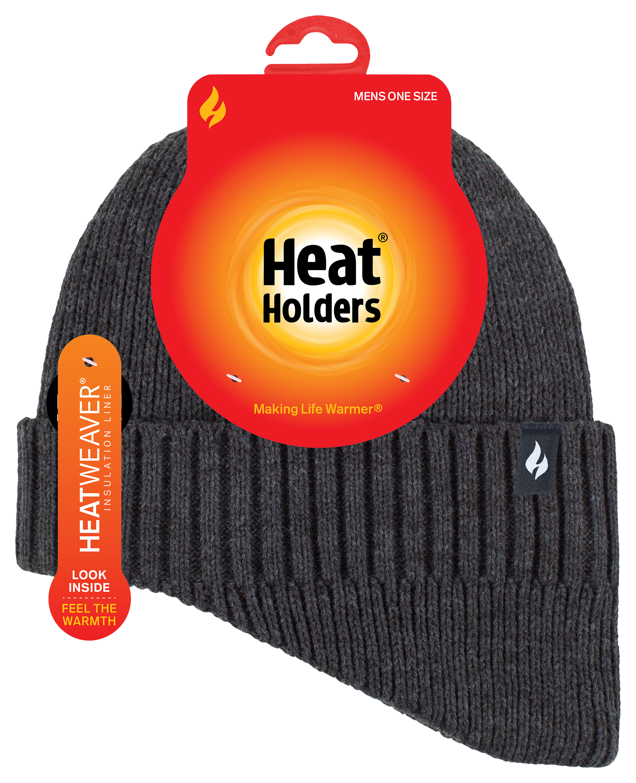 Image of Heat Holders Daniel Cosy Ears Hat for Men - Charcoal