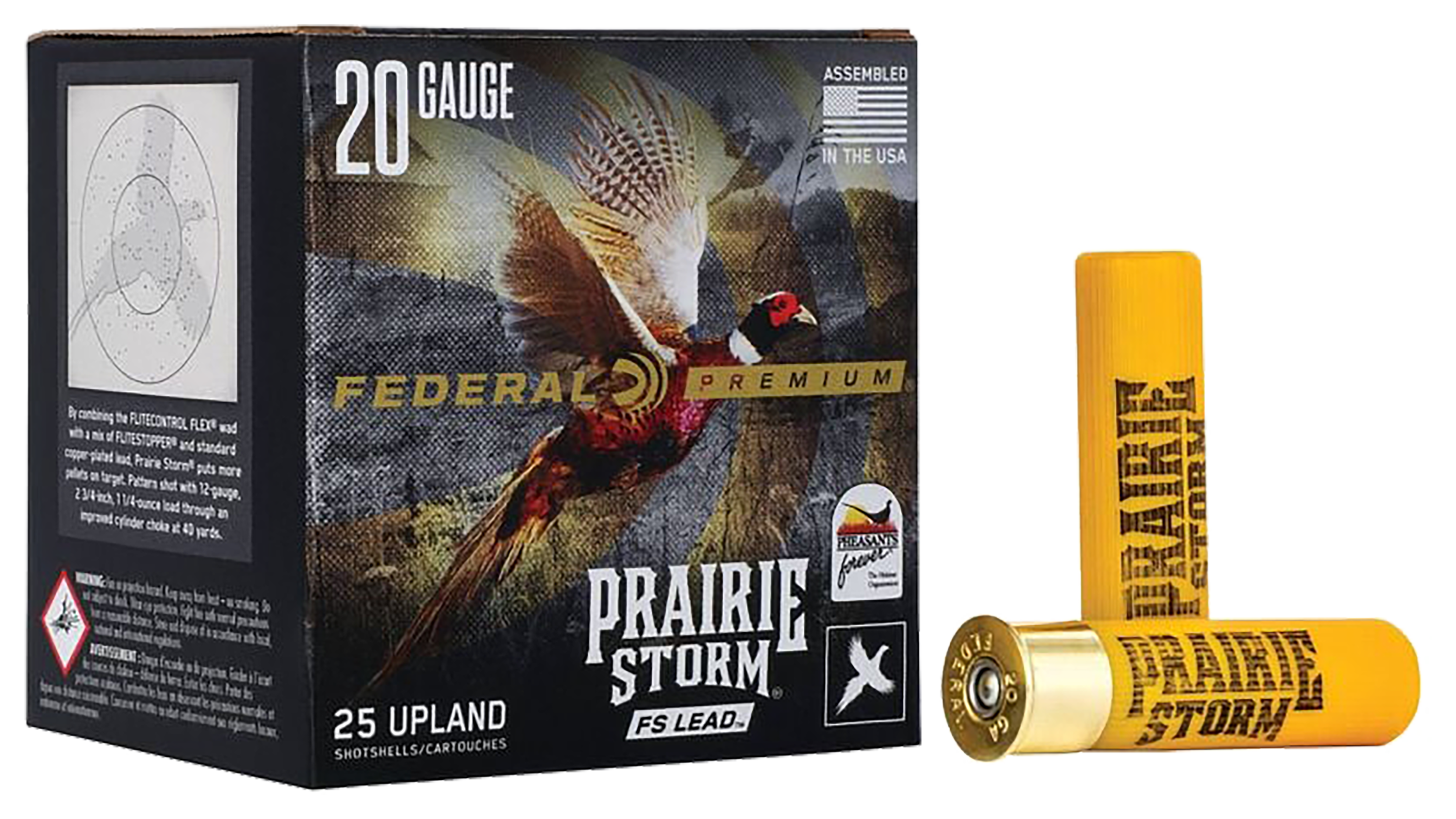 Image of "Federal Premium Prairie Storm 20-Ga. 3"" 1-1/4 oz. FS Lead Shotshells - #6 - 25 Rounds"