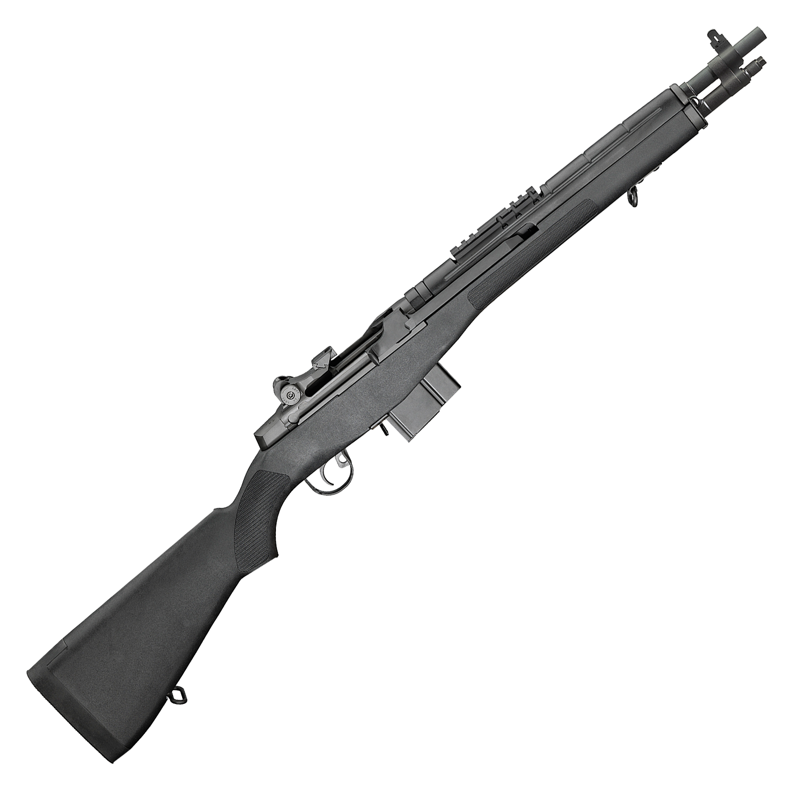 Image of Springfield Armory M1A Scout Squad Carbine Semi-Auto Rifle - Black Synthetic