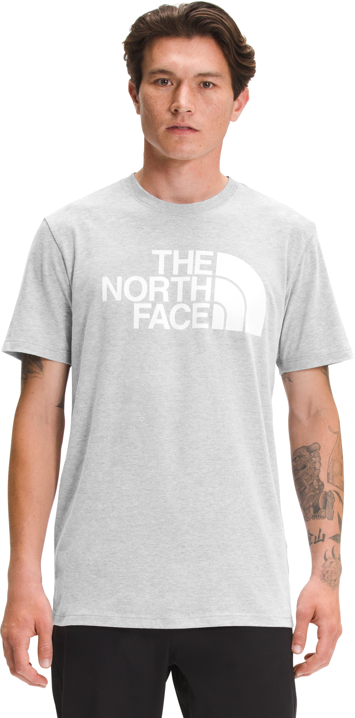 The North Face Half Dome Short-Sleeve T-Shirt for Men - TNF Light Grey Heather/TNF White - 2XL product image