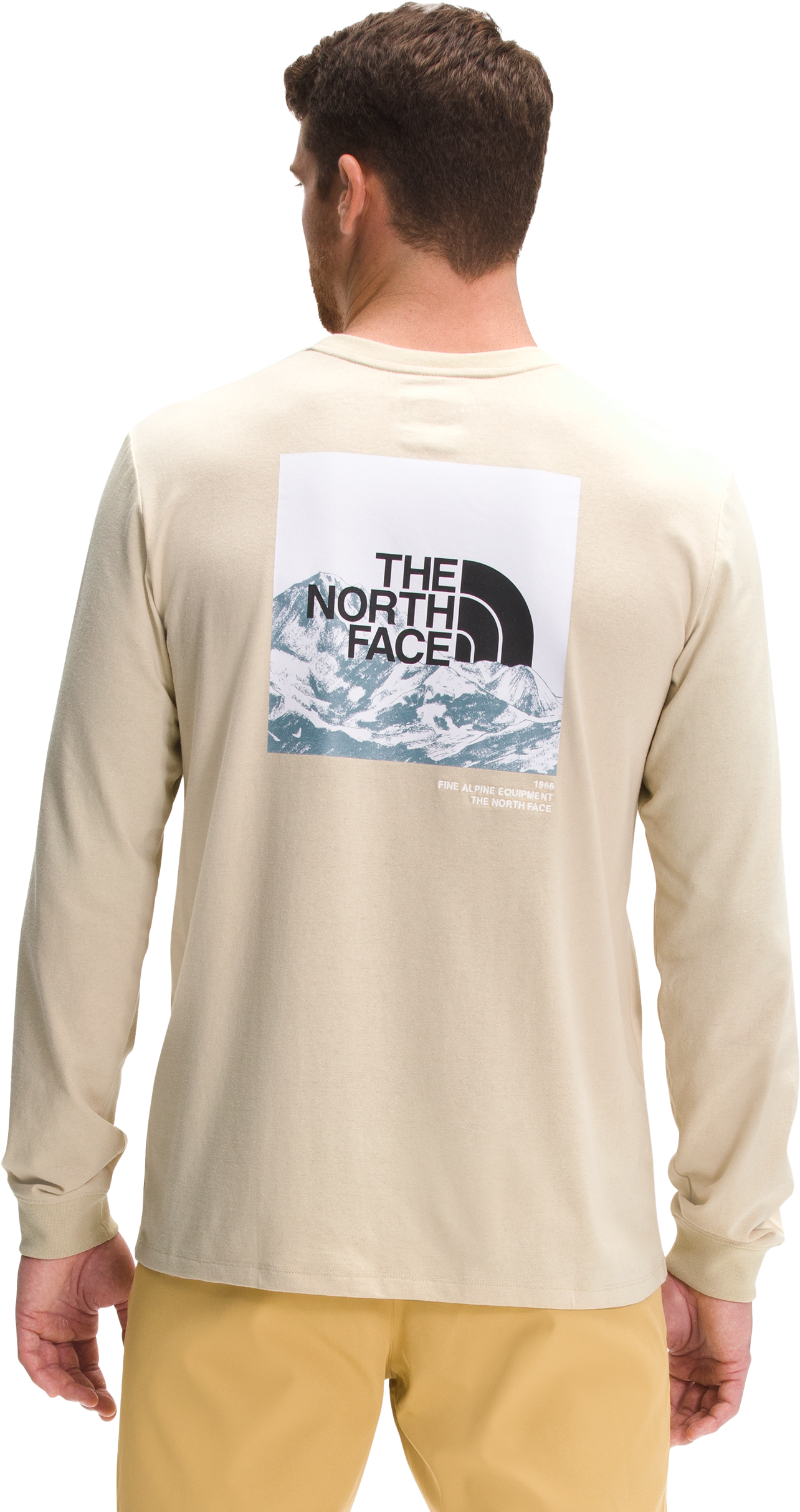 The North Face Logo Play Long-Sleeve T-Shirt for Men - Gravel - S