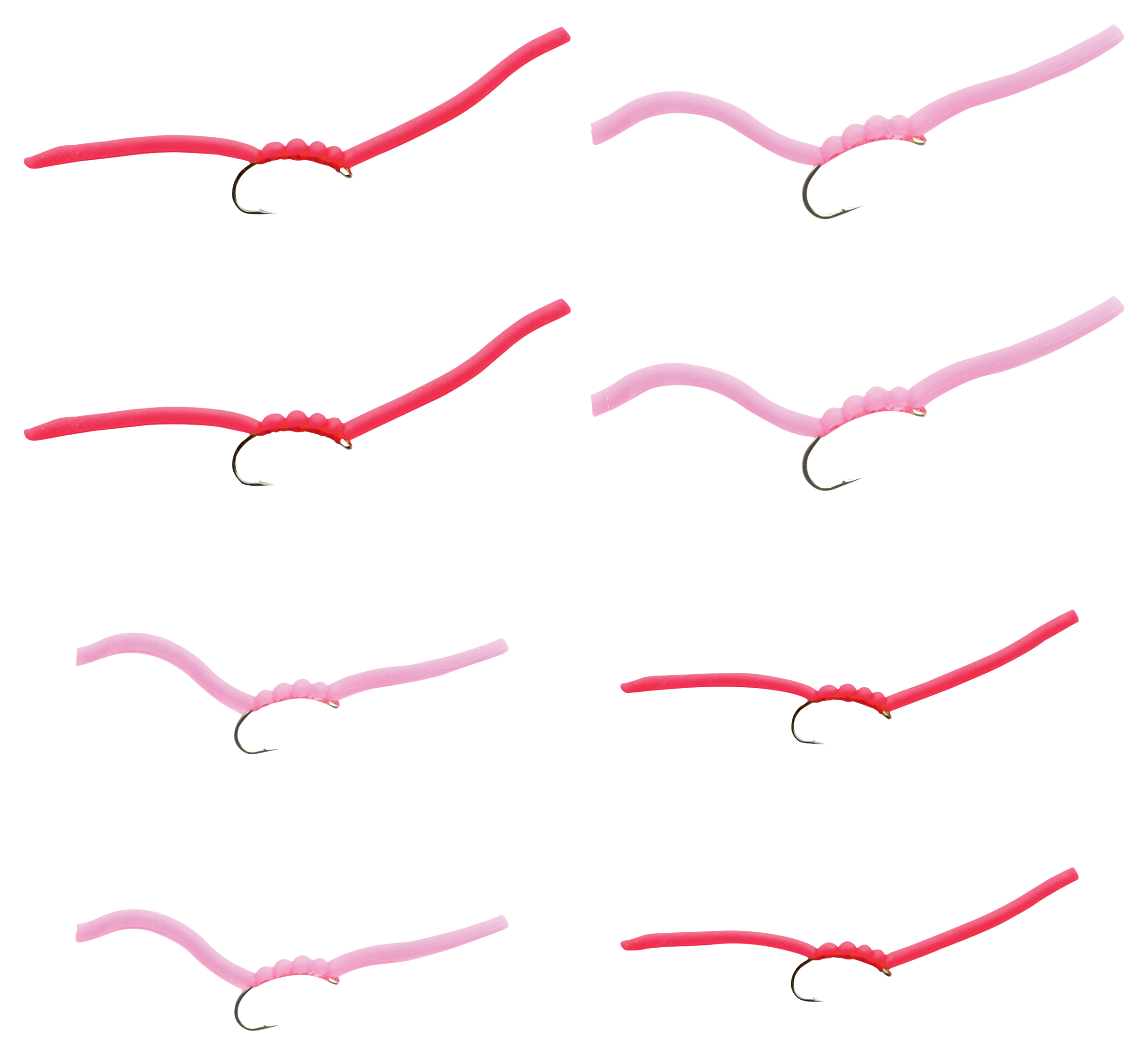 WHITE RIVER FLY SHOP 8-Piece Sili Worm Assortment