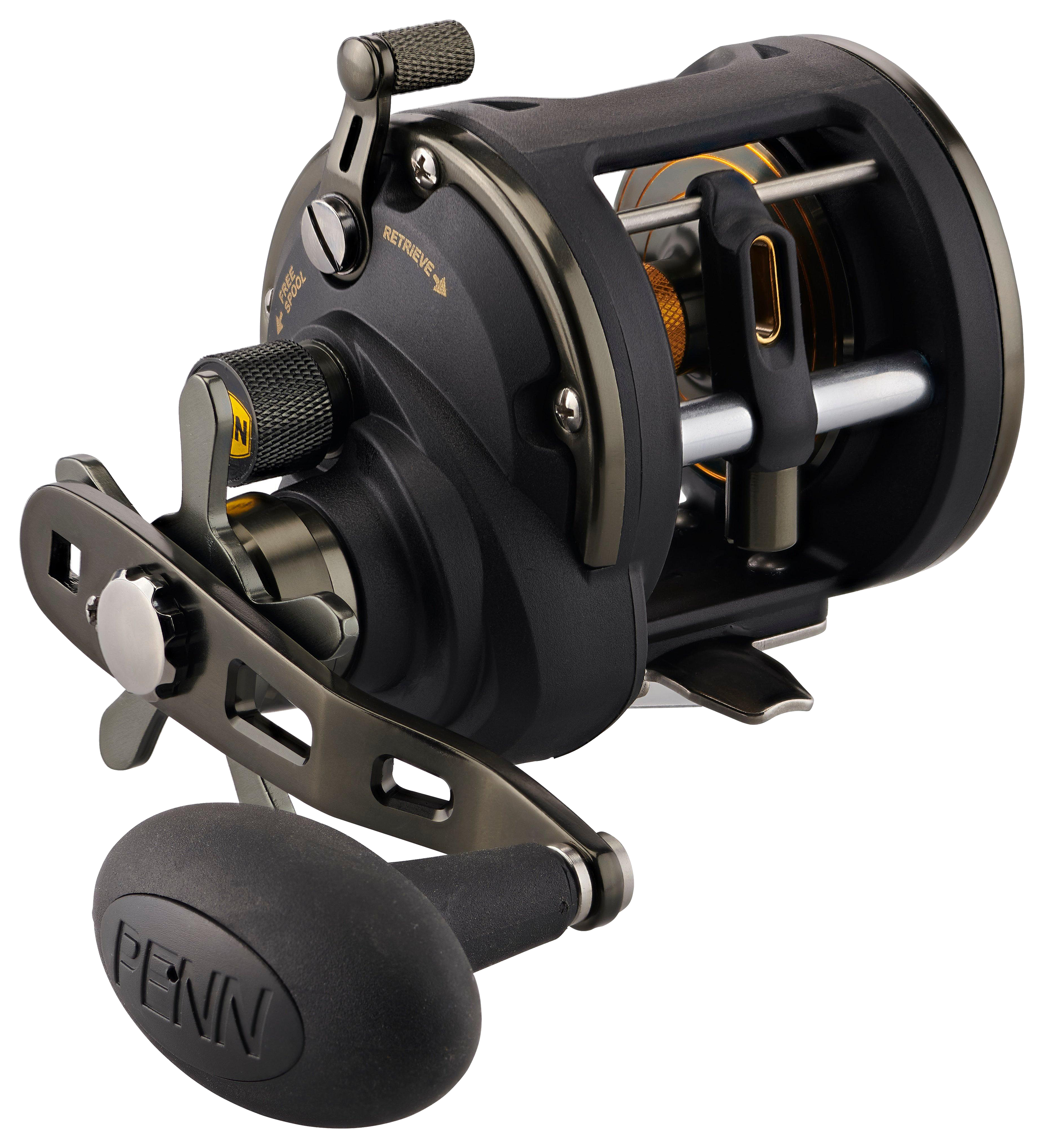 BASS PRO GOLD CUP 20 LEVEL WIND REEL –