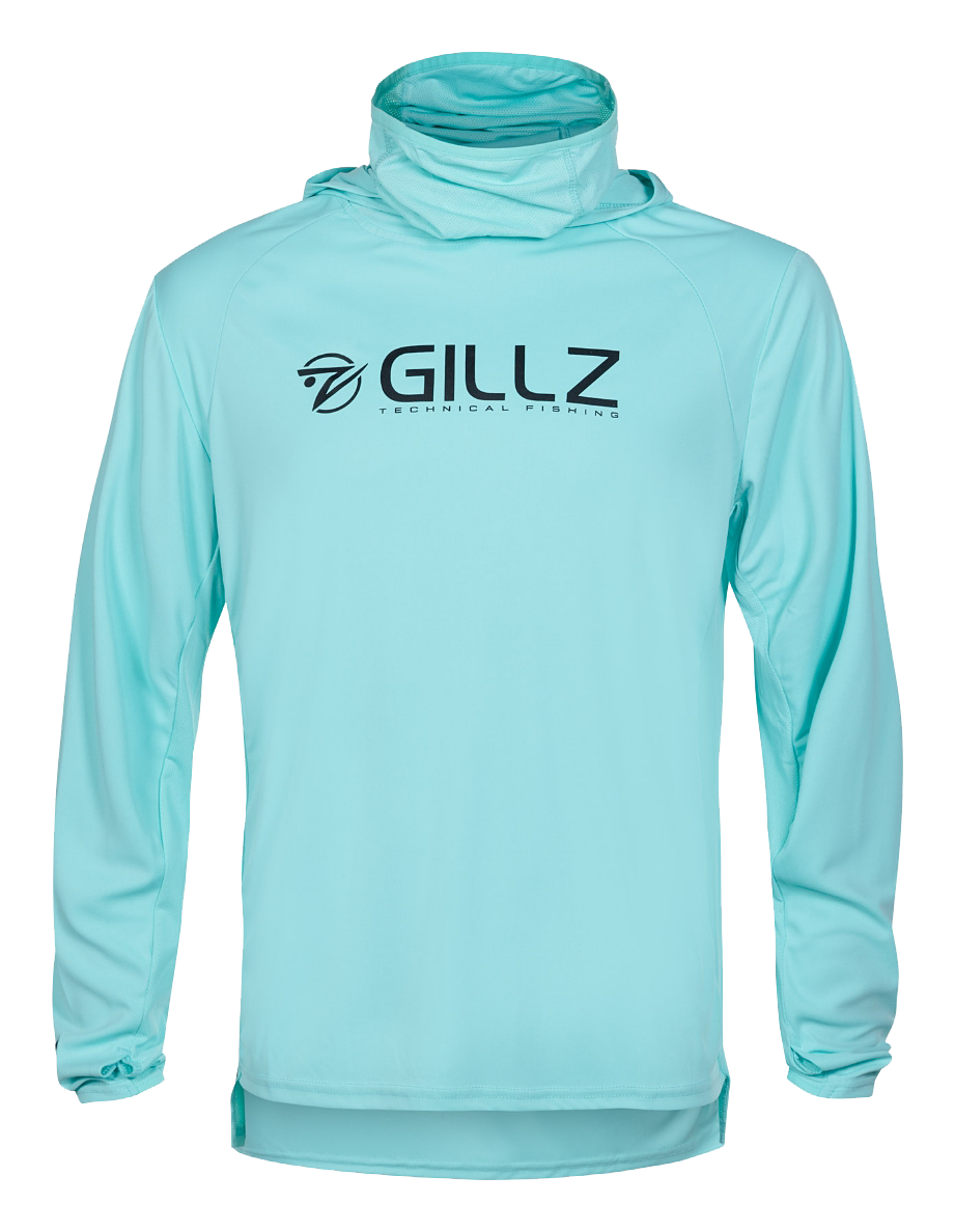 Gillz Fintech FPF Badge Coastal Performance UV Hoodie - Small
