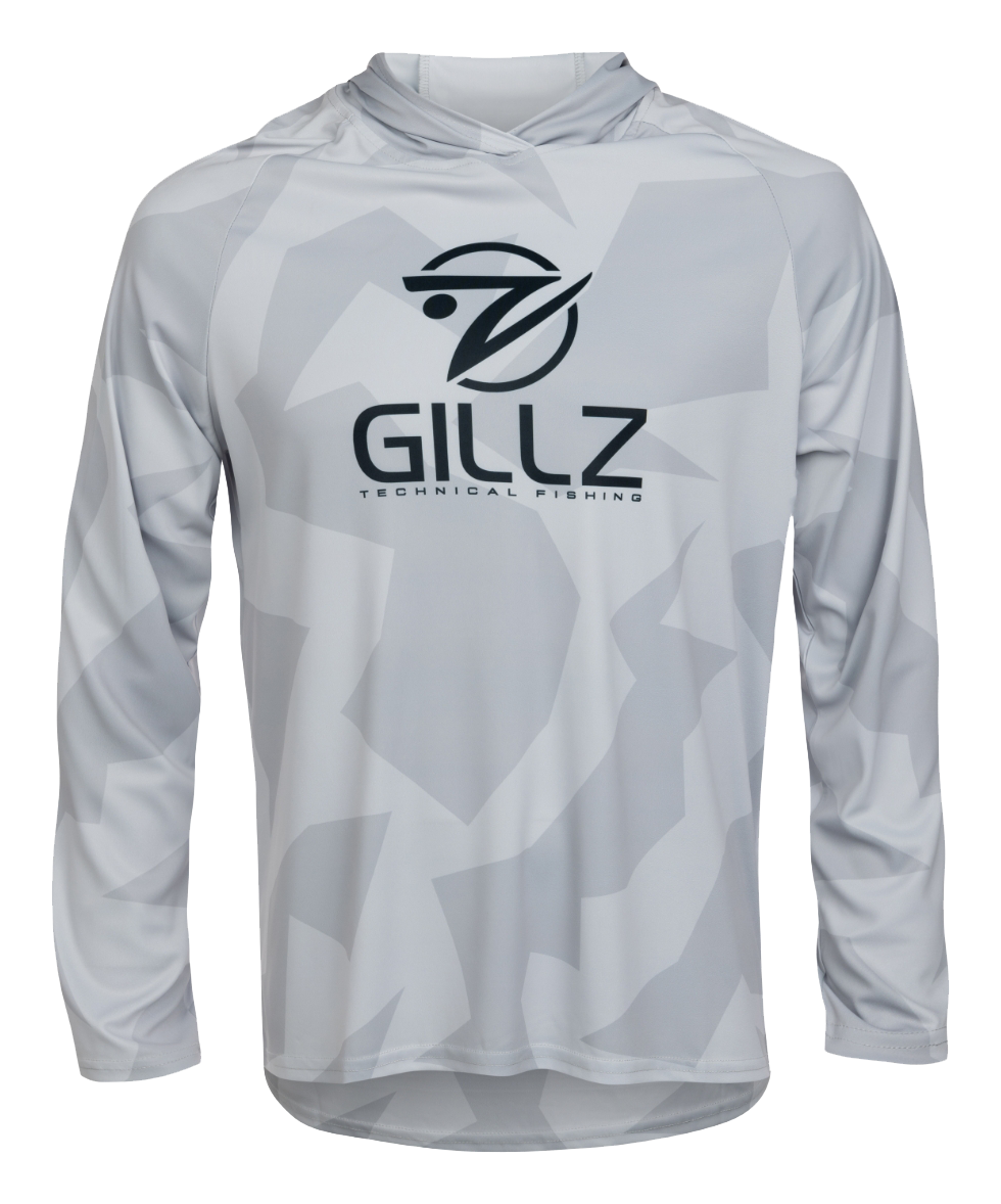 Gillz Contender Series UV Long-Sleeve Shirt for Men - Glacier Gray - M