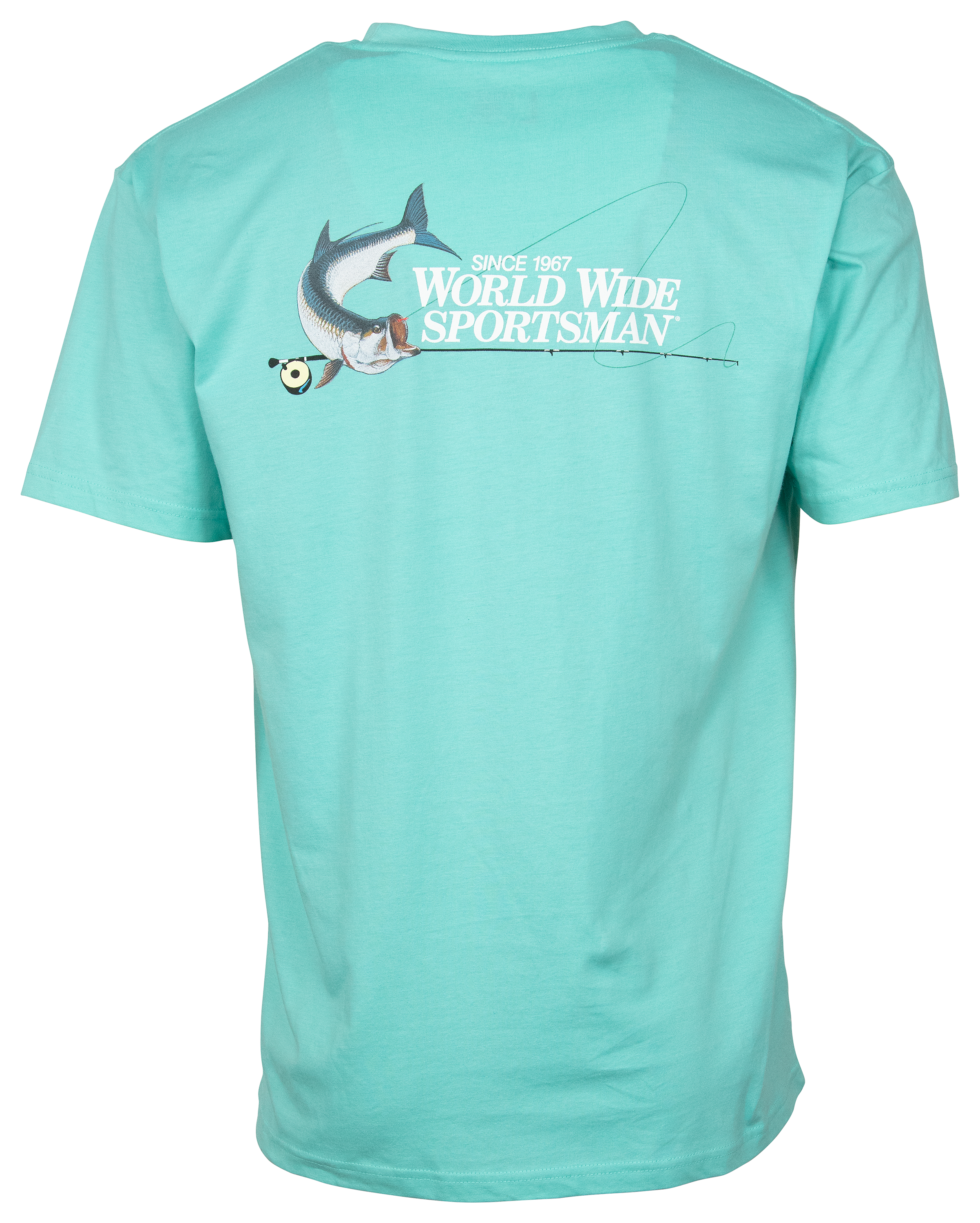 World Wide Sportsman Logo Graphic Short-Sleeve T-Shirt for Men - Cascade - S