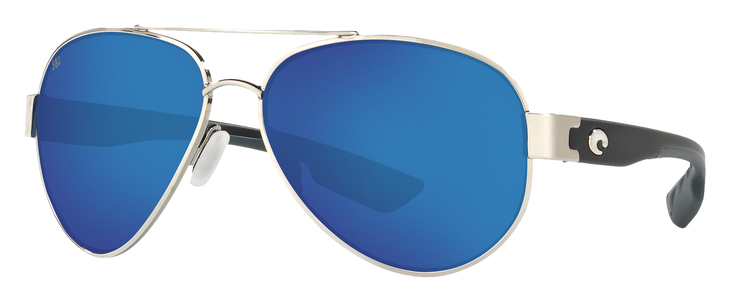 Costa Del Mar South Point 580G Glass Polarized Sunglasses - Palladium/Blue 