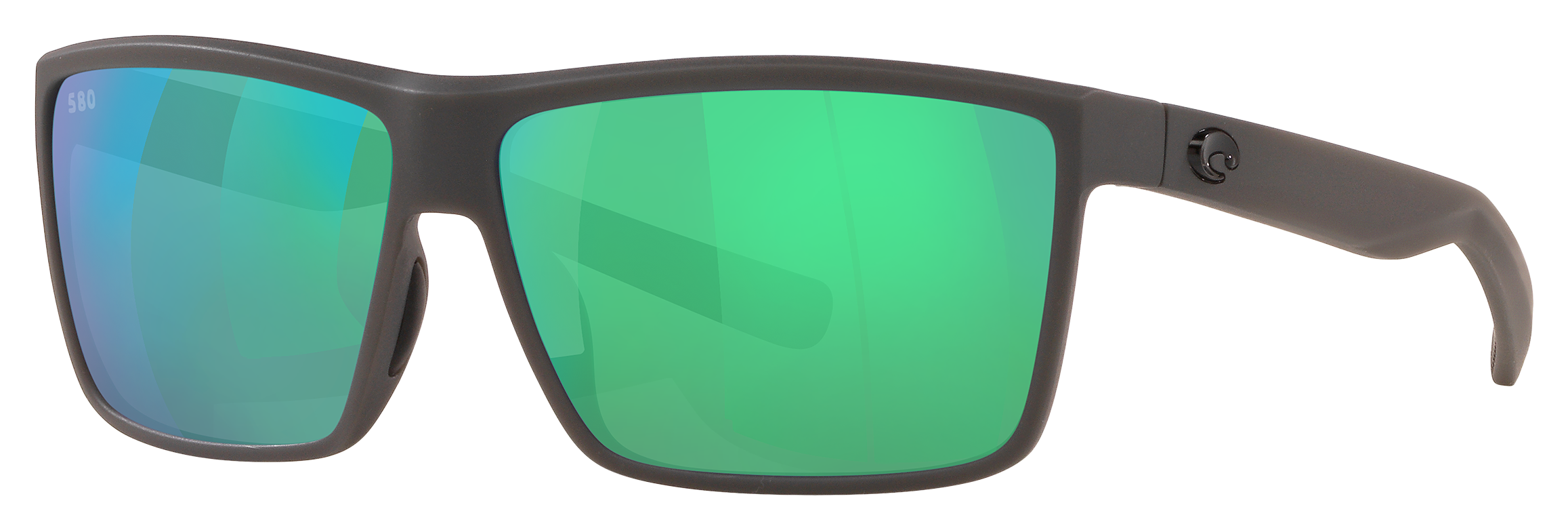 Image of Costa Del Mar Rinconcito 580G Glass Polarized Sunglasses - Matte Gray/Green Mirror - Medium