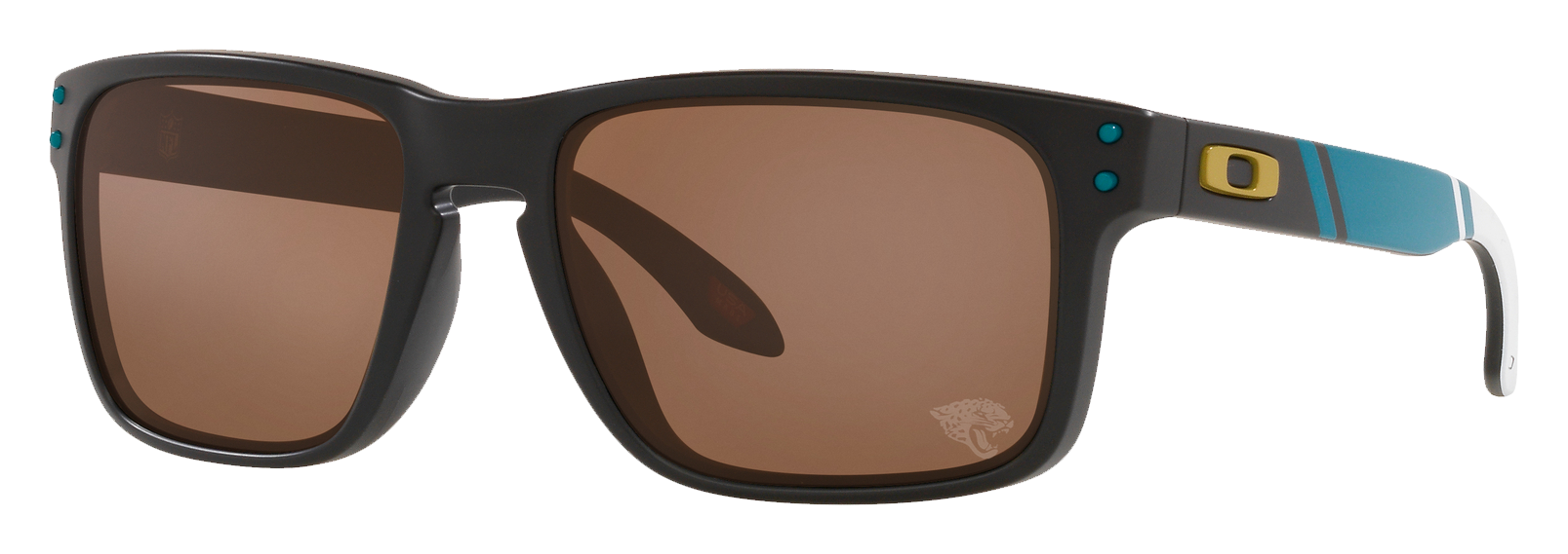 OAKLEY Jacksonville Jaguars Holbrook OO9102 Prizm Bronze Iridium Mirror Sunglasses