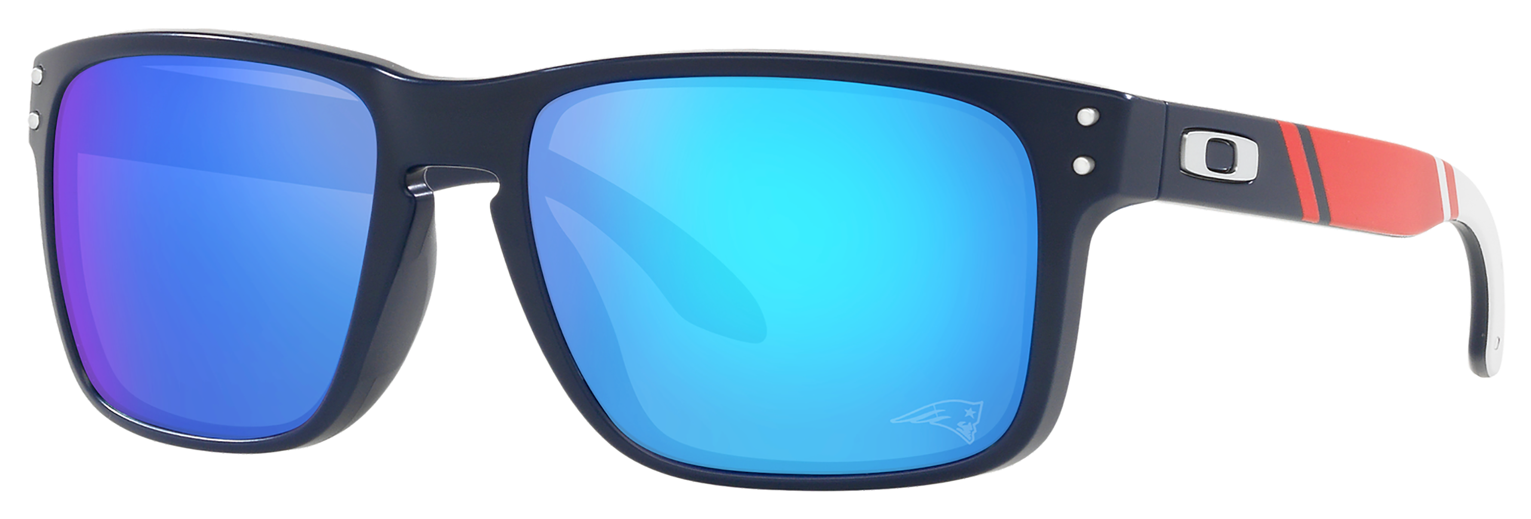 OAKLEY New England Patriots Holbrook OO9102 Prizm Grey Iridium Mirror Sunglasses