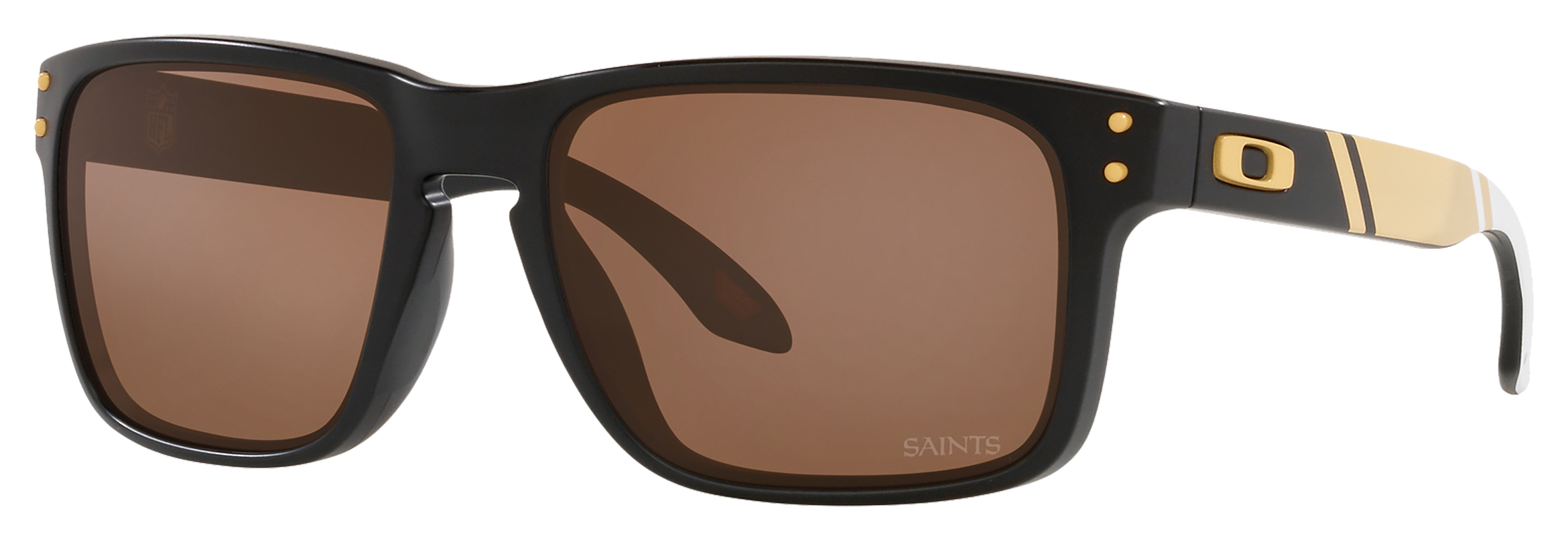 OAKLEY New Orleans Saints Holbrook OO9102 Prizm Bronze Iridium Mirror Sunglasses