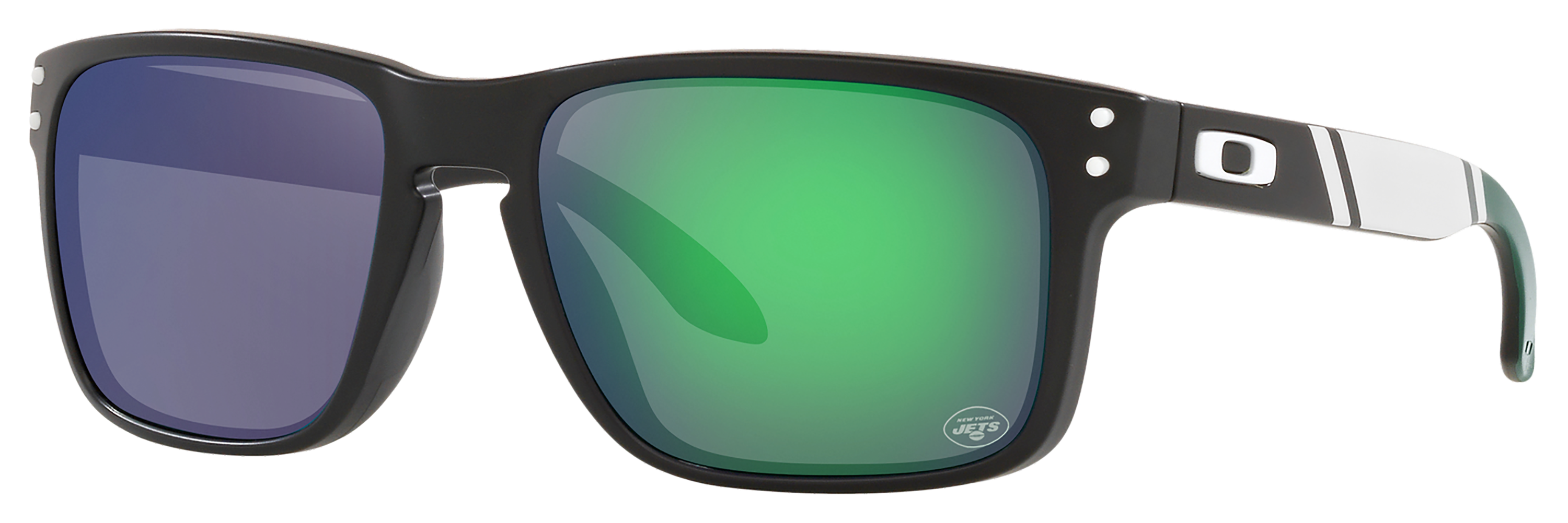 OAKLEY New York Jets Holbrook OO9102 Prizm Grey Iridium Mirror Sunglasses