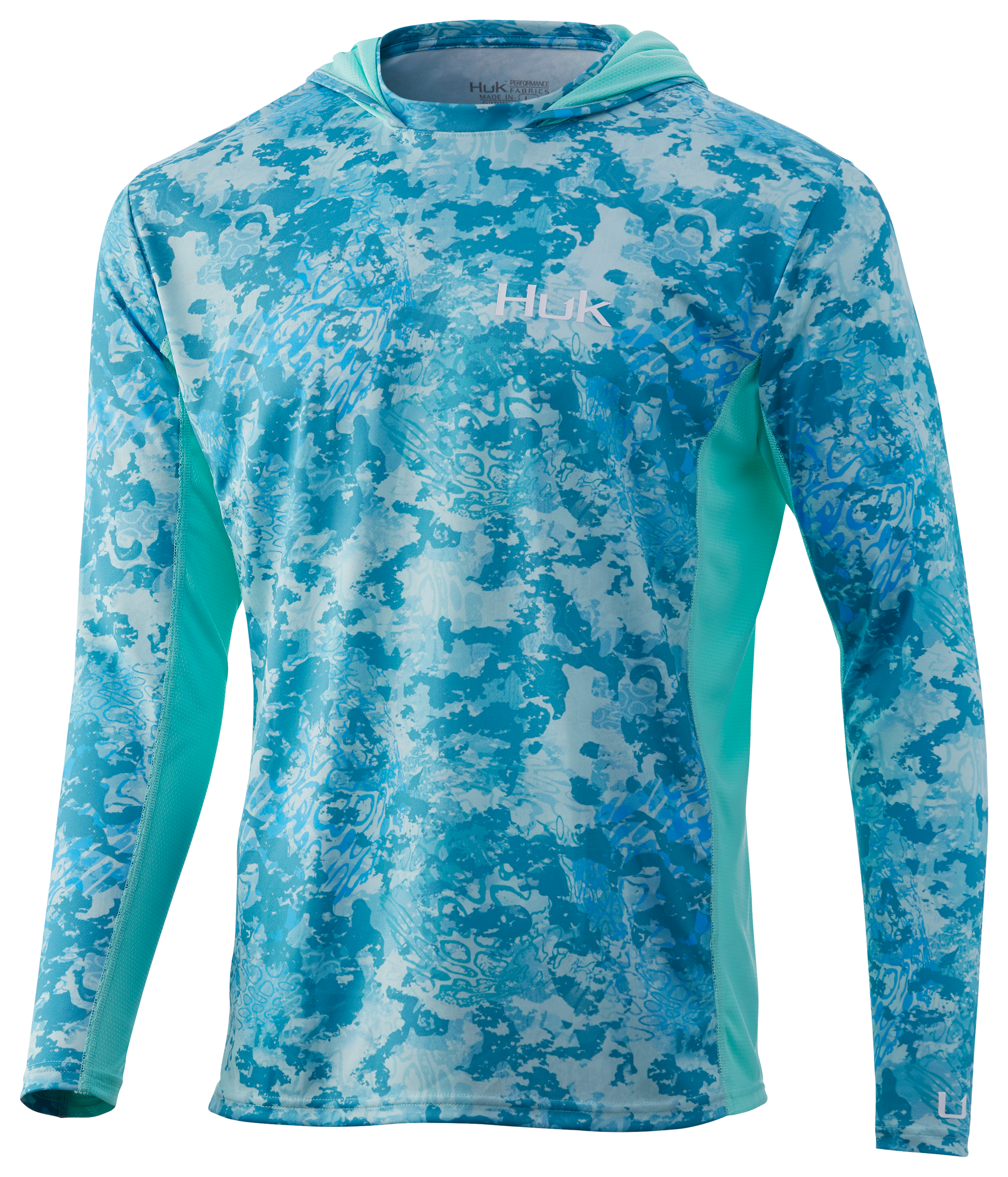 Huk Icon X Tide Change Long-Sleeve Hoodie for Men - Sea Floor - S product image