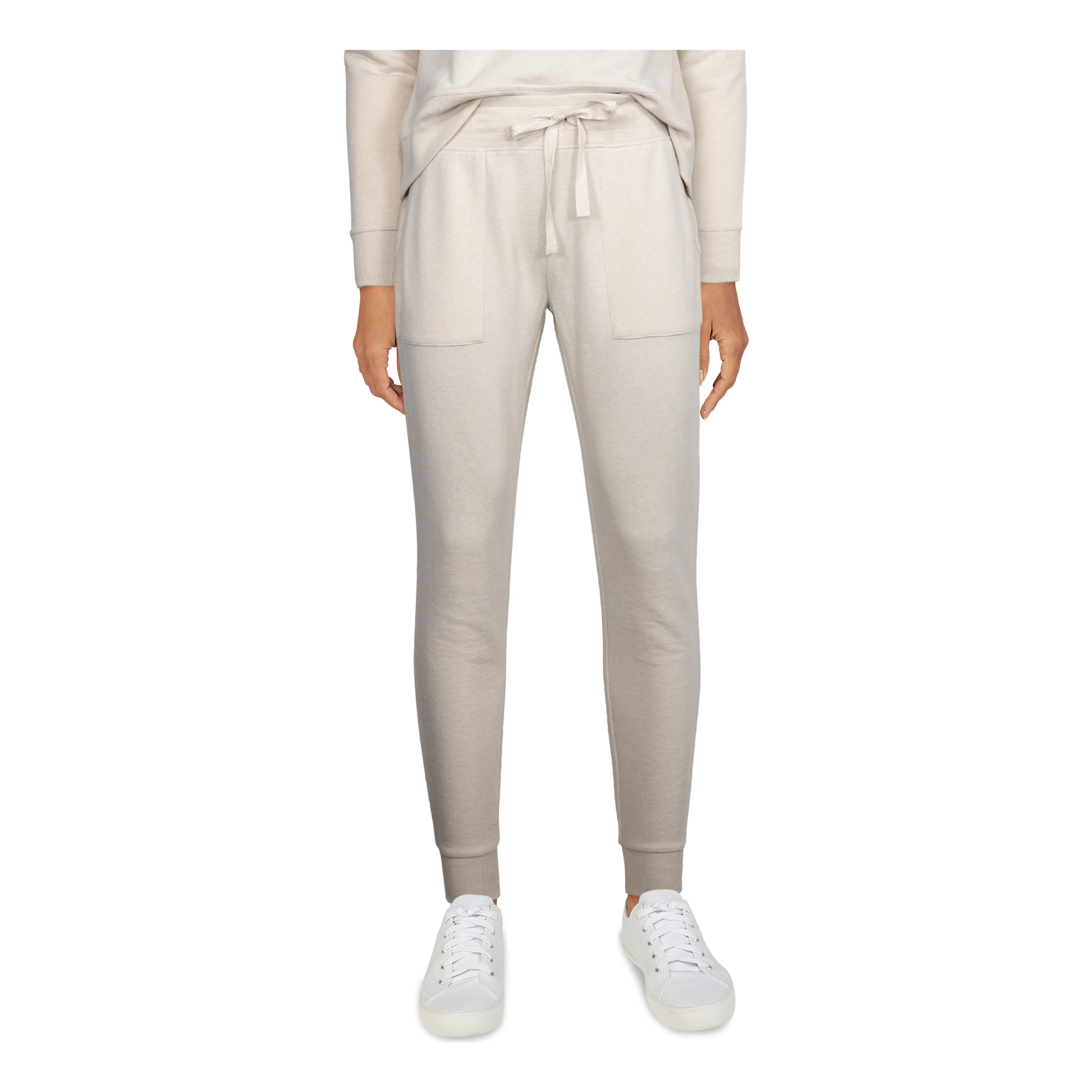 Natural Reflections Terry Jogger Pants for Ladies - Oatmeal - 2X product image