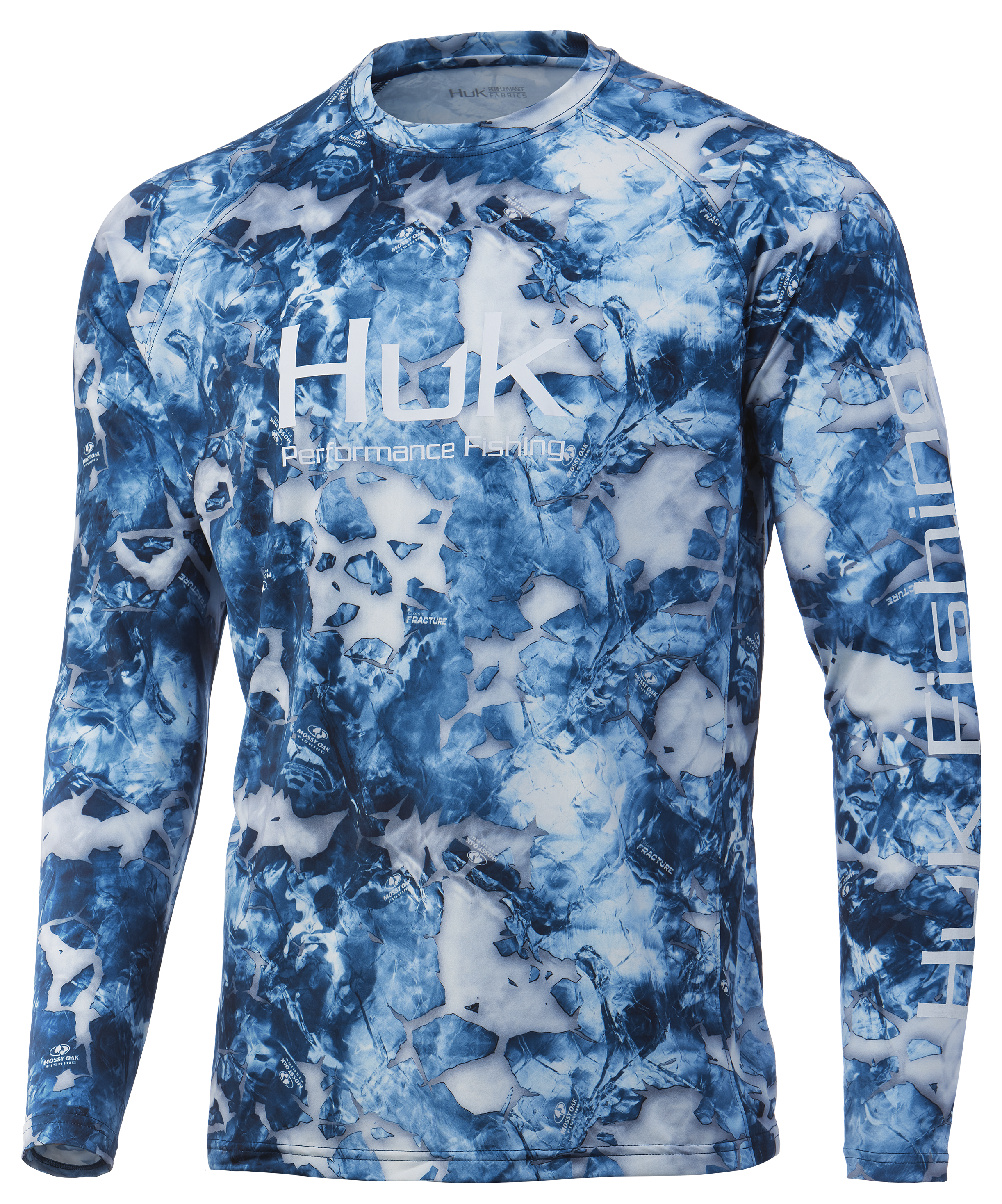 Huk Vented Mossy Oak Fracture Pursuit Long-Sleeve Shirt for Men