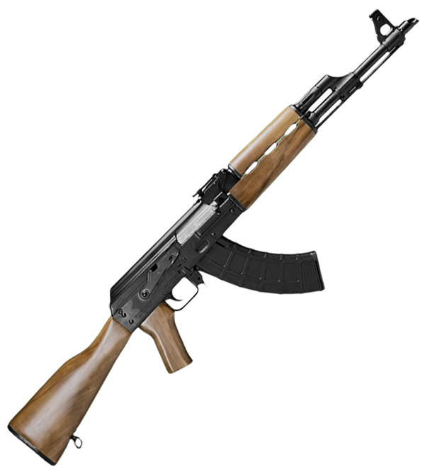 Image of Zastava ZPAPM70 AKM Semi-Auto Rifle - Dark Walnut Furniture