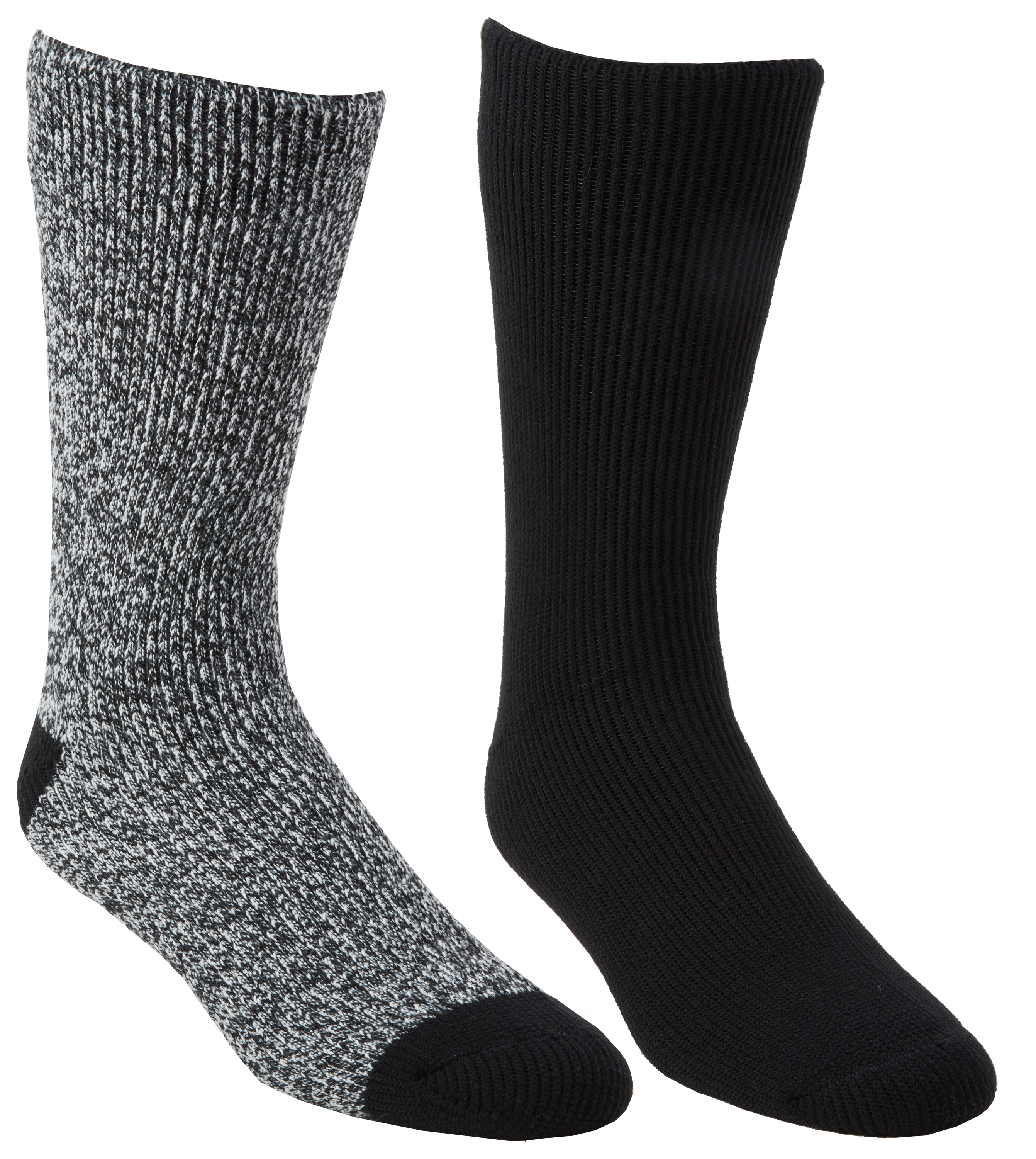 Cabela's Heavyweight Thermal Crew Socks 2-Pair Pack for Men - Multi
