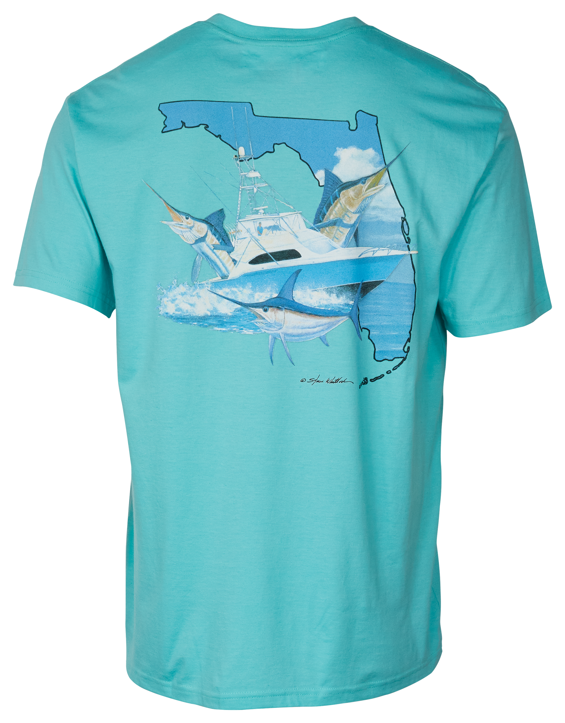 World Wide Sportsman Florida State Cascade Short-Sleeve T-Shirt for Men - Cascade - 2XL