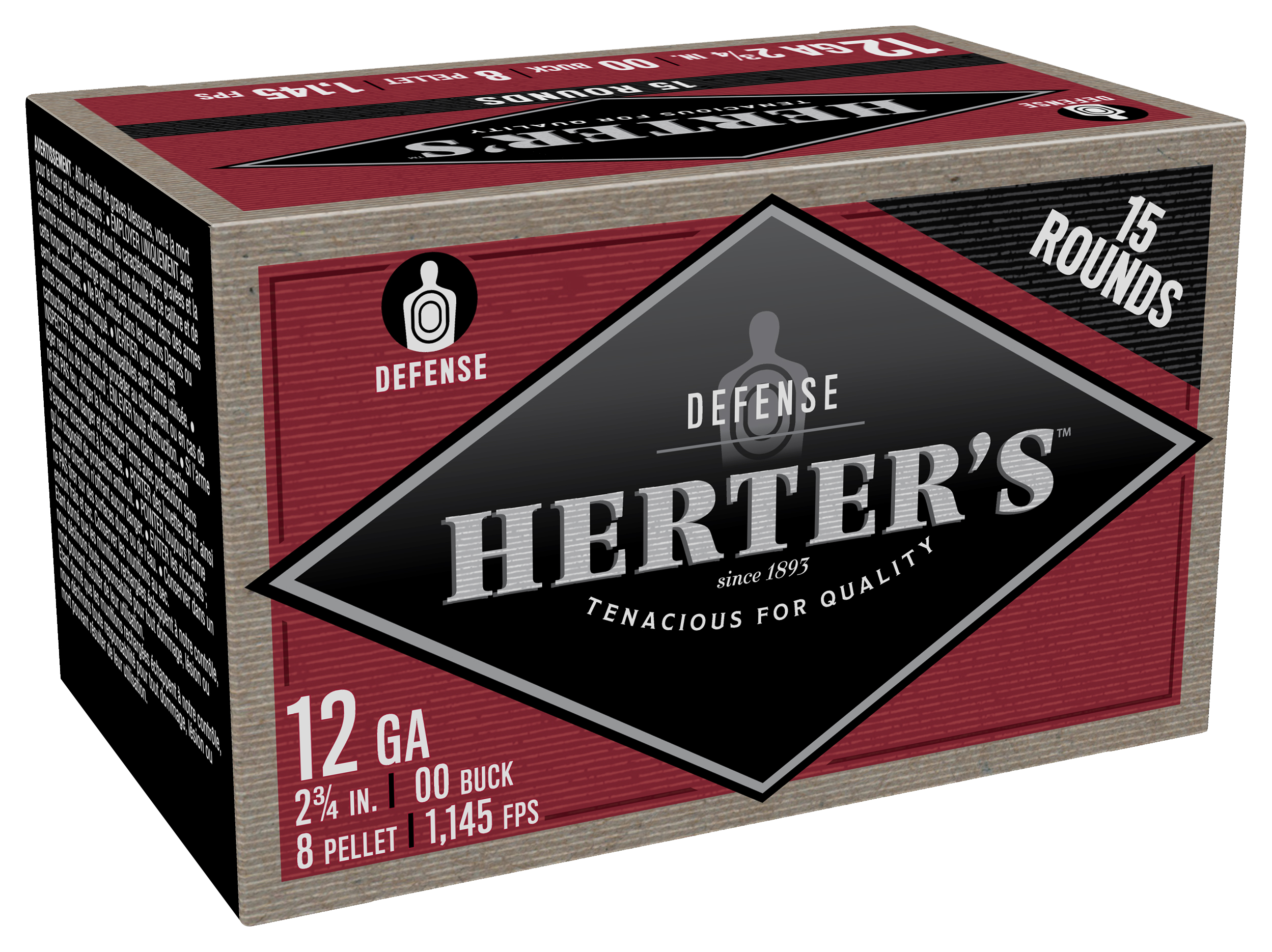 Herter's Defense Buckshot Shotgun Shells