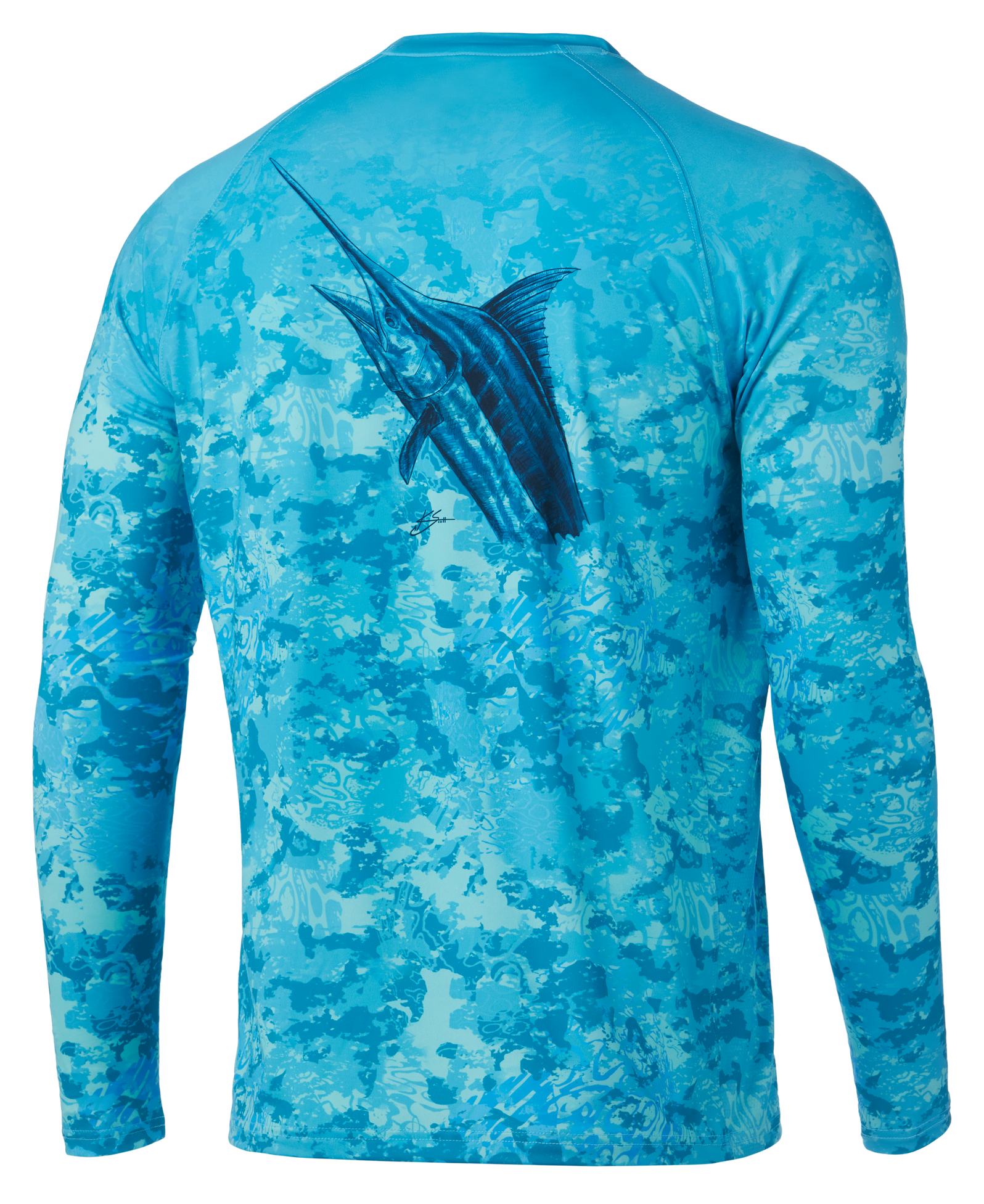 Huk Men's KC Pursuit Long Sleeve, Sun Protecting Fishing Shirt