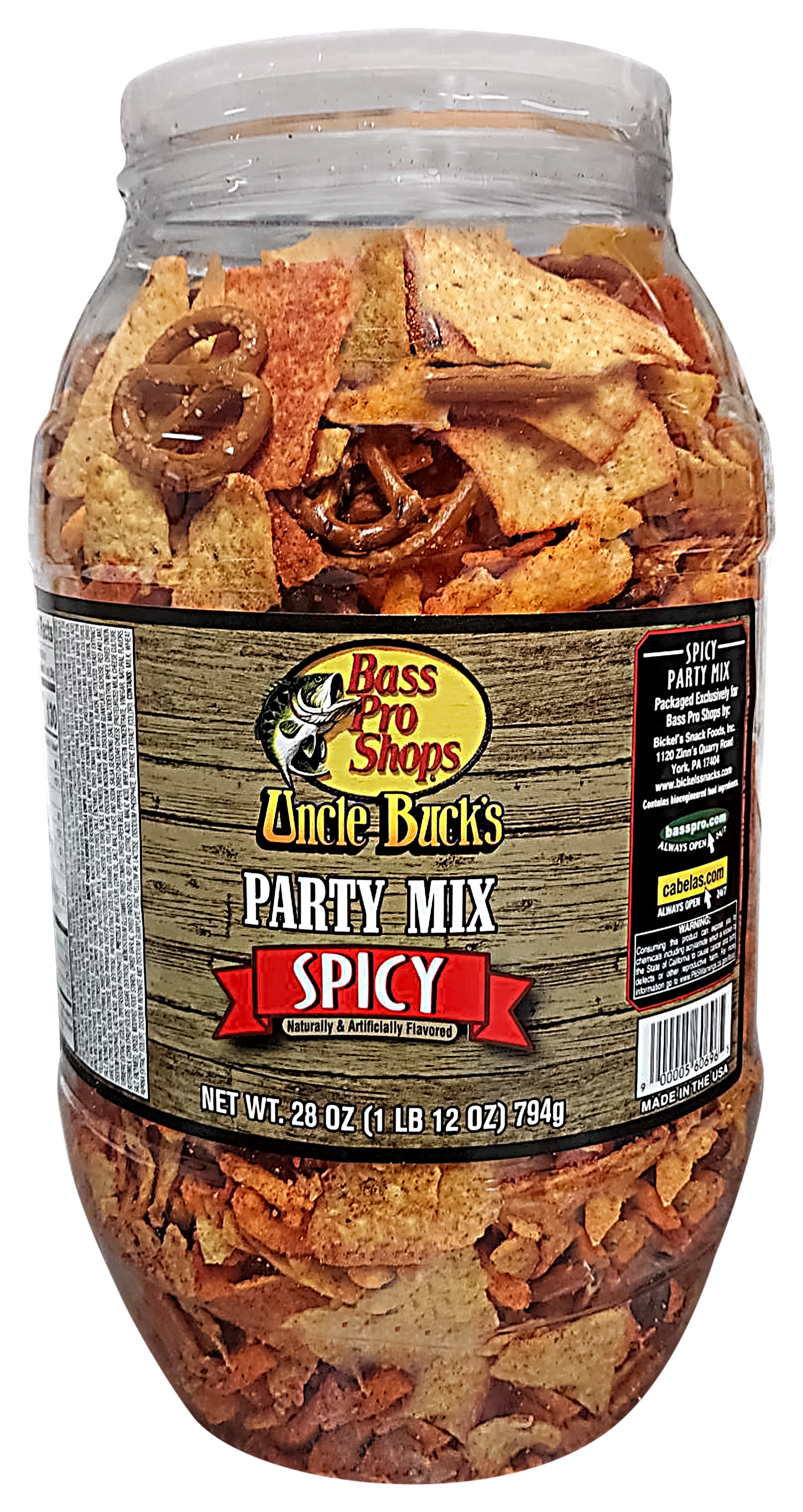 Image of Bass Pro Shops Uncle Buck's Spicy Party Mix