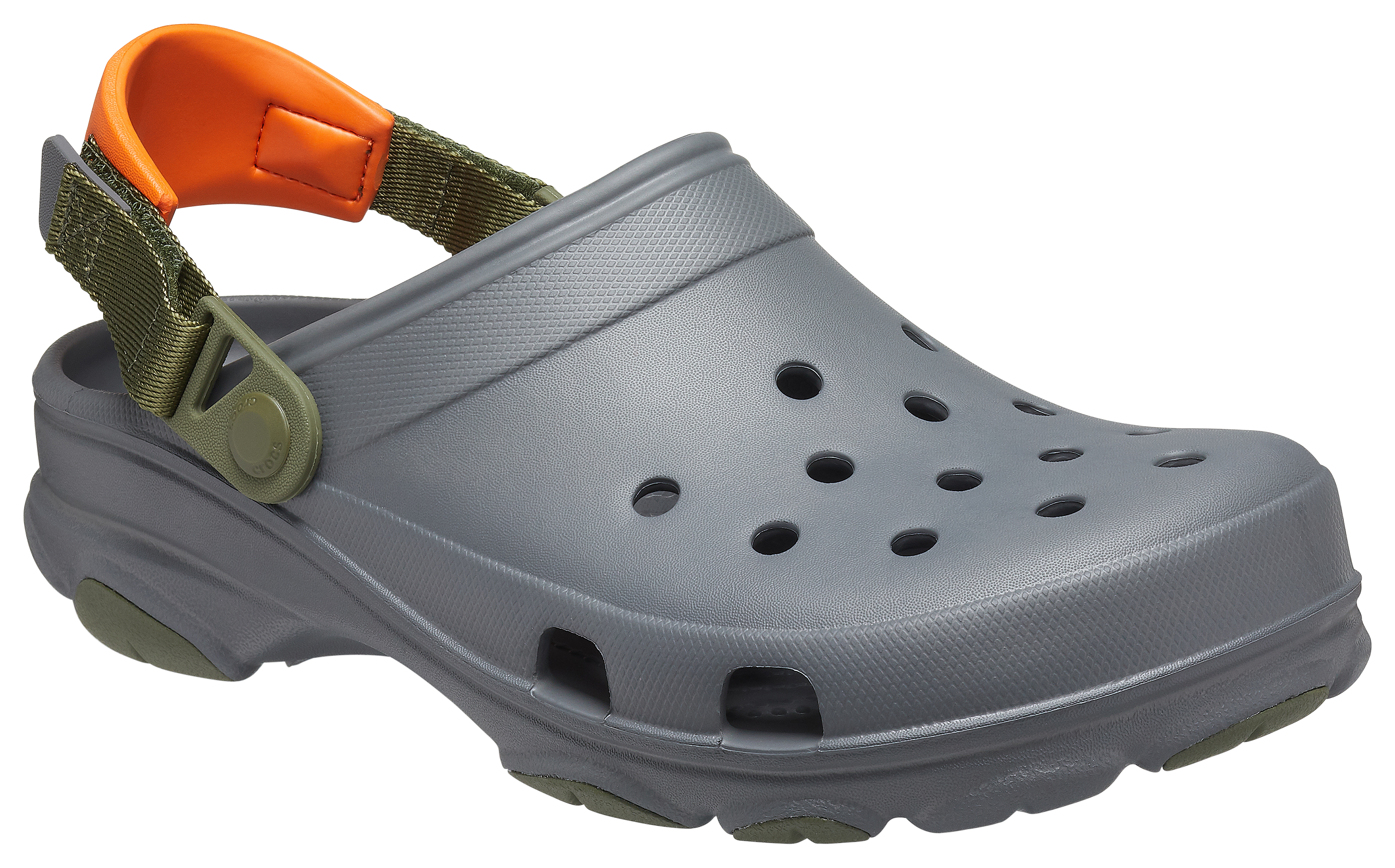 Crocs Classic All-Terrain Clogs for Men - Slate Grey/Multi - 10M