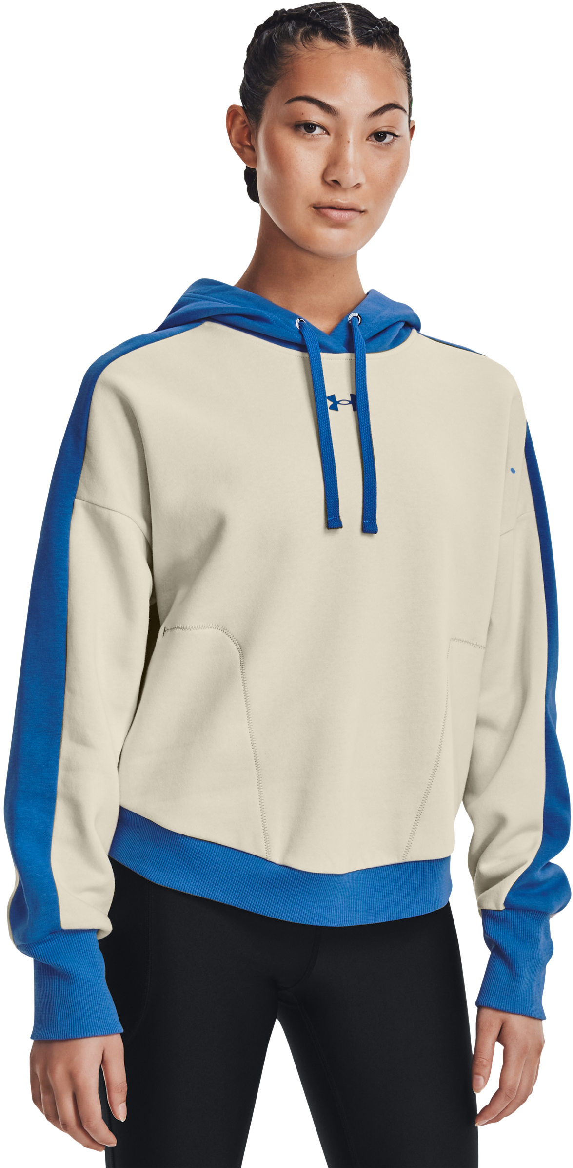 UNDER ARMOUR Rival Lightweight Fleece Long-Sleeve Hoodie for Ladies