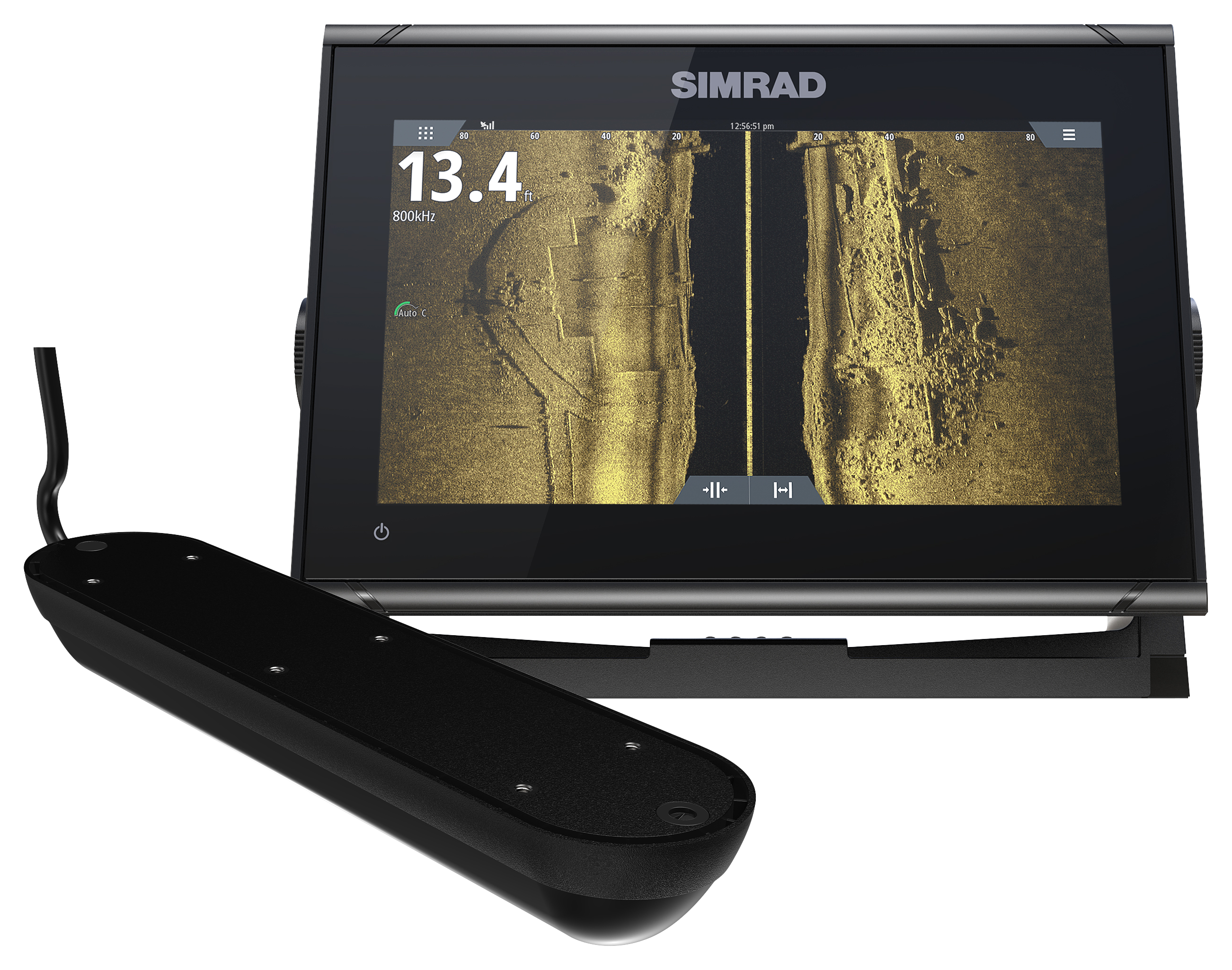 SIMRAD GO9 XSE Chartplotter with Active Imaging 3-in-1 Sonar and C-MAP DISCOVER Chart