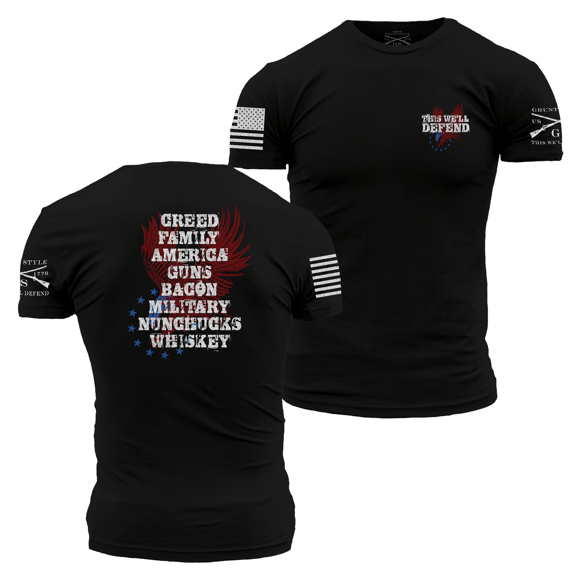 Grunt Style Creed T-Shirt - Black S
