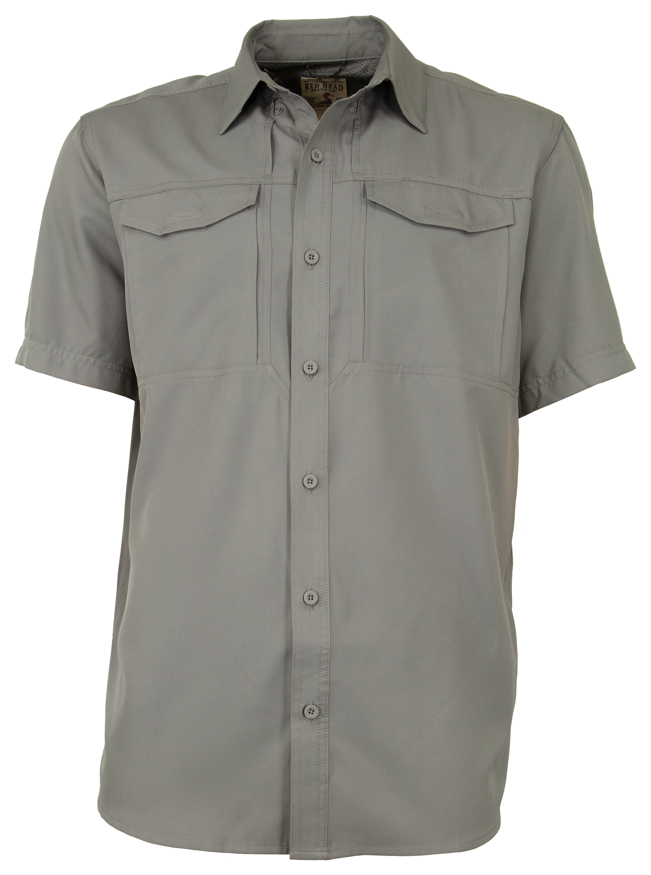 RedHead Vented Recycled Short-Sleeve Trail Shirt for Men - Gray - LT product image